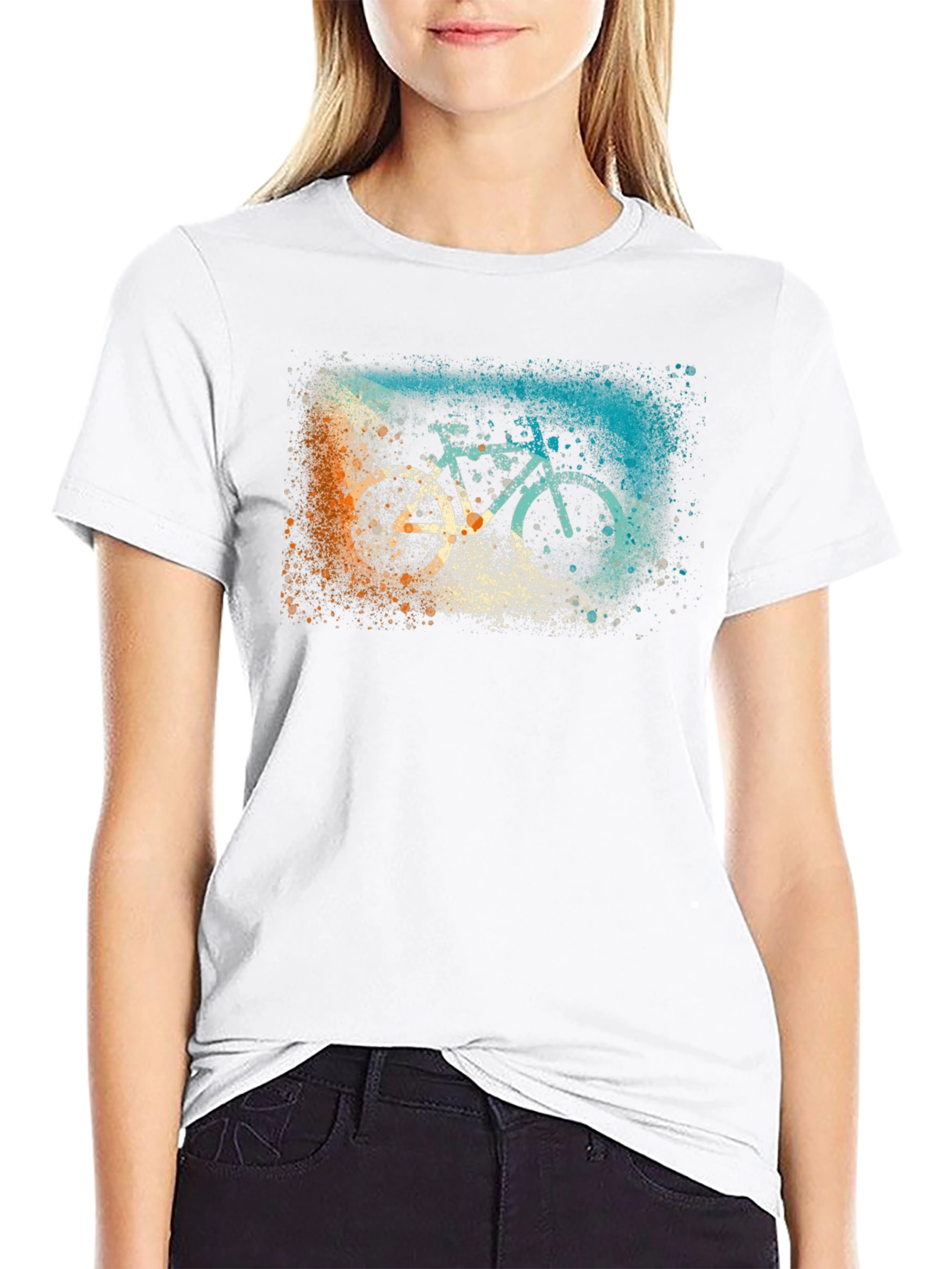 Bicycle Graphic Black T-Shirt