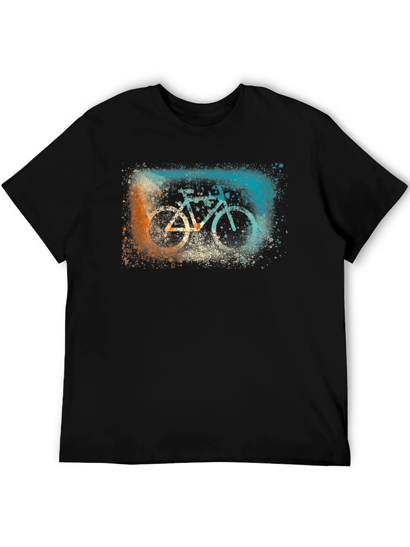 Bicycle Graphic Black T-Shirt