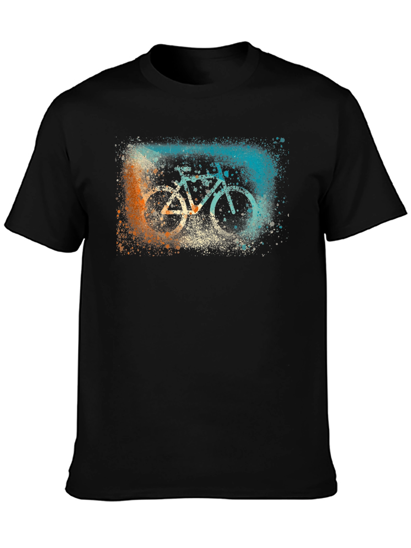 Bicycle Graphic Black T-Shirt