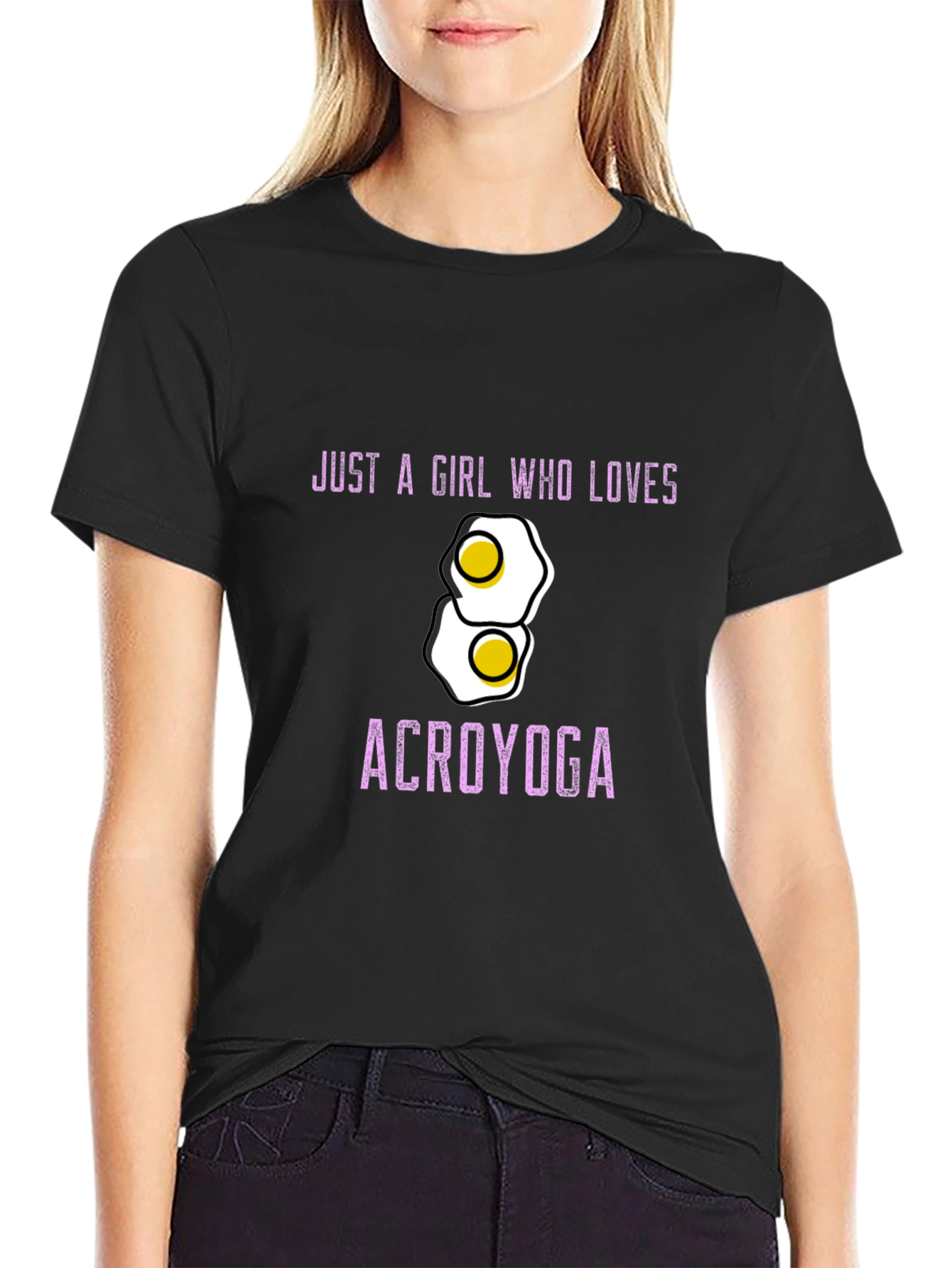 Just A Girl Who Loves Acroyoga T-Shirt