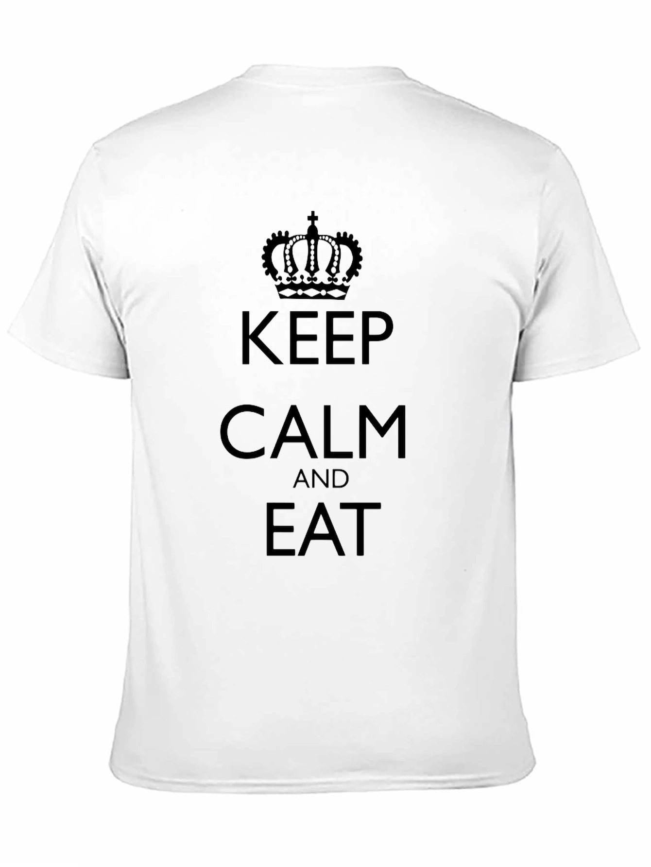 Keep Calm and Eat Black T-Shirt
