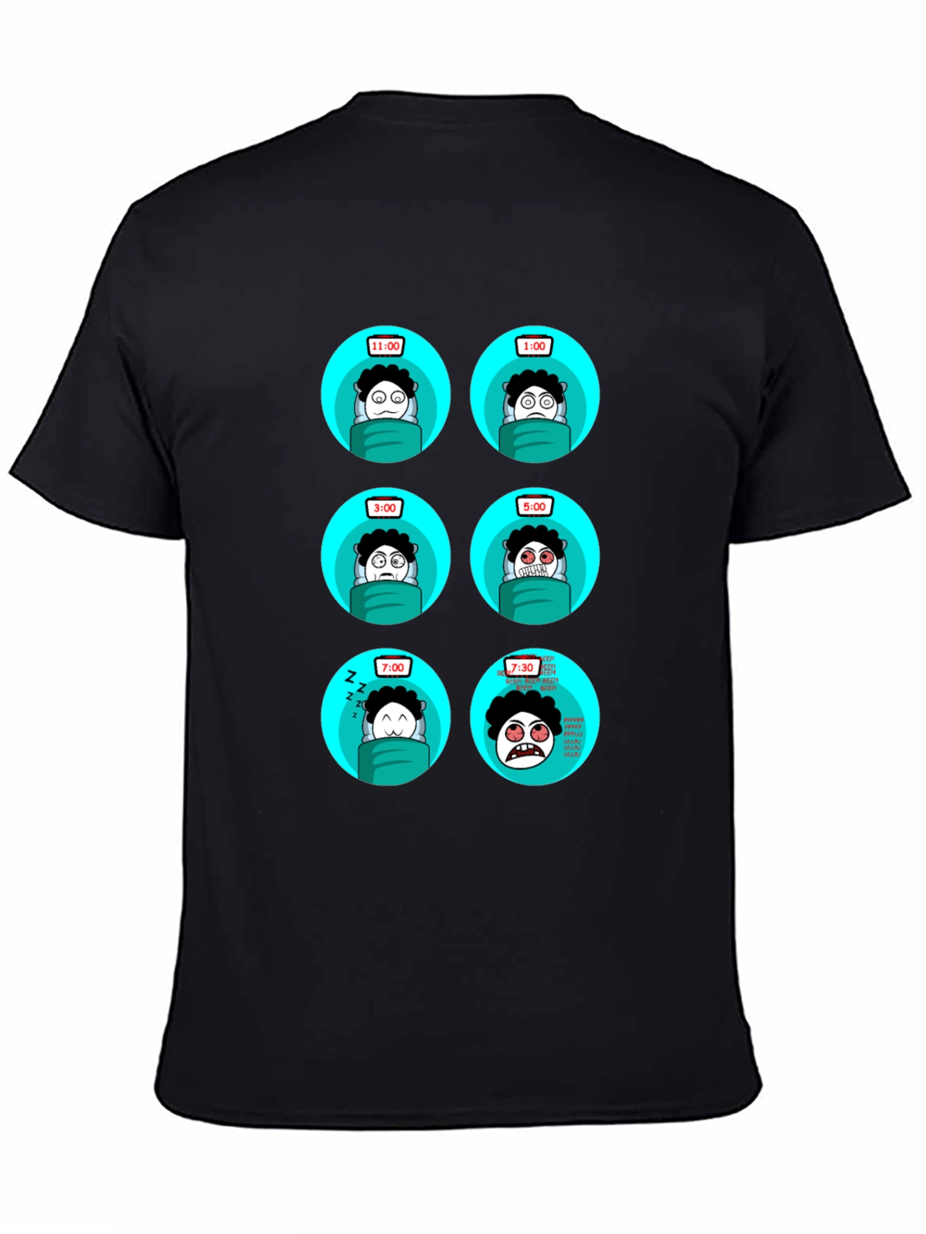 Sleepy Time T-Shirt - Funny Cartoon Design