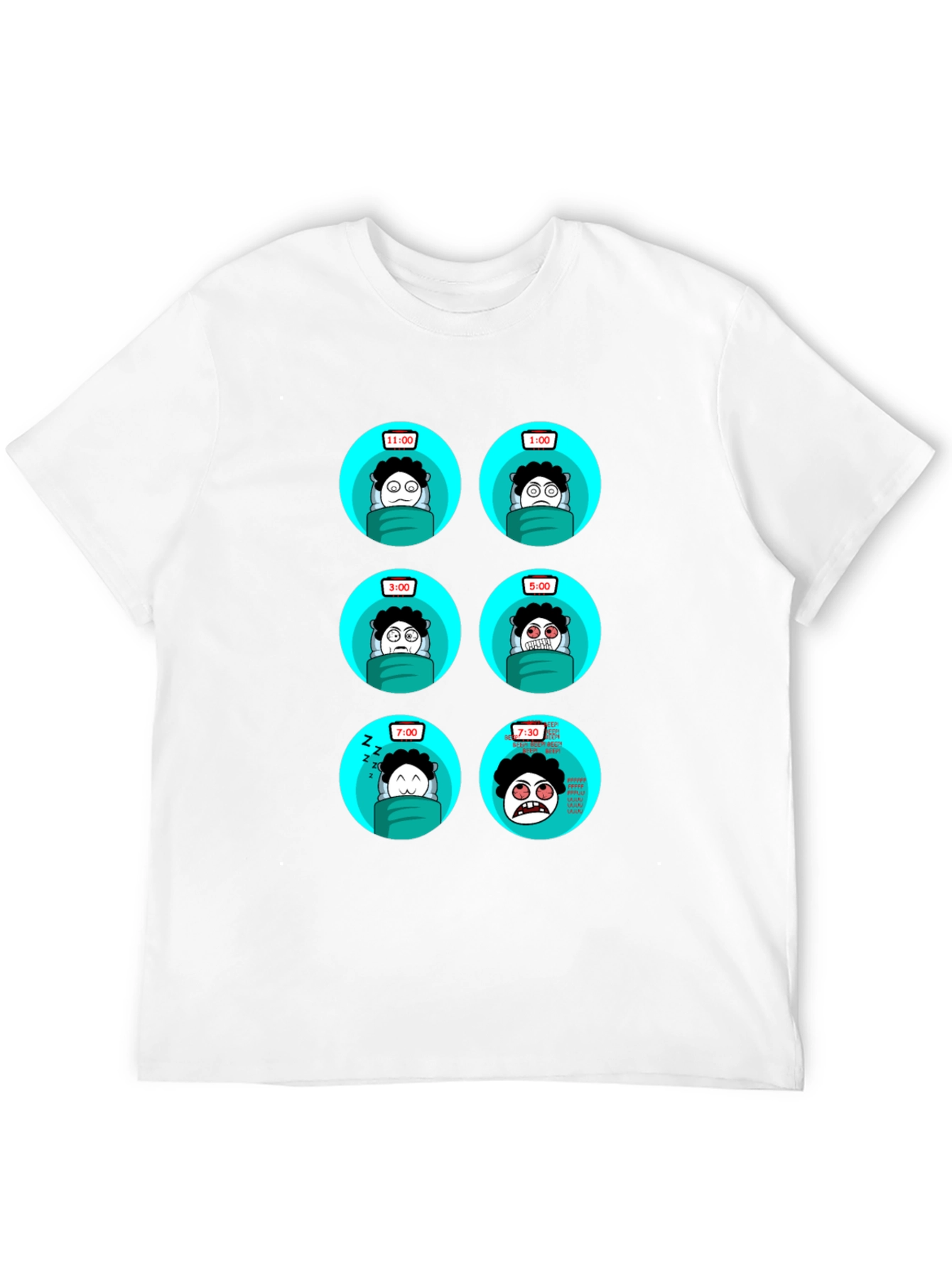 Sleepy Time T-Shirt - Funny Cartoon Design