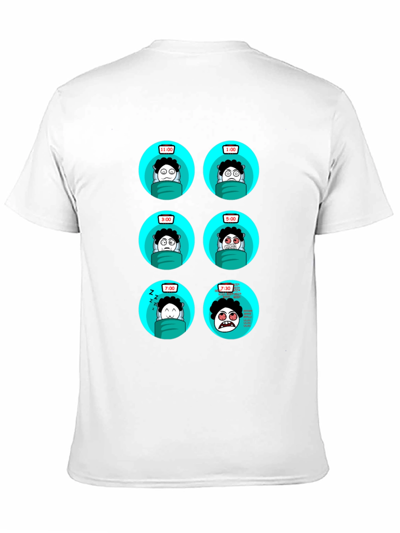 Sleepy Time T-Shirt - Funny Cartoon Design