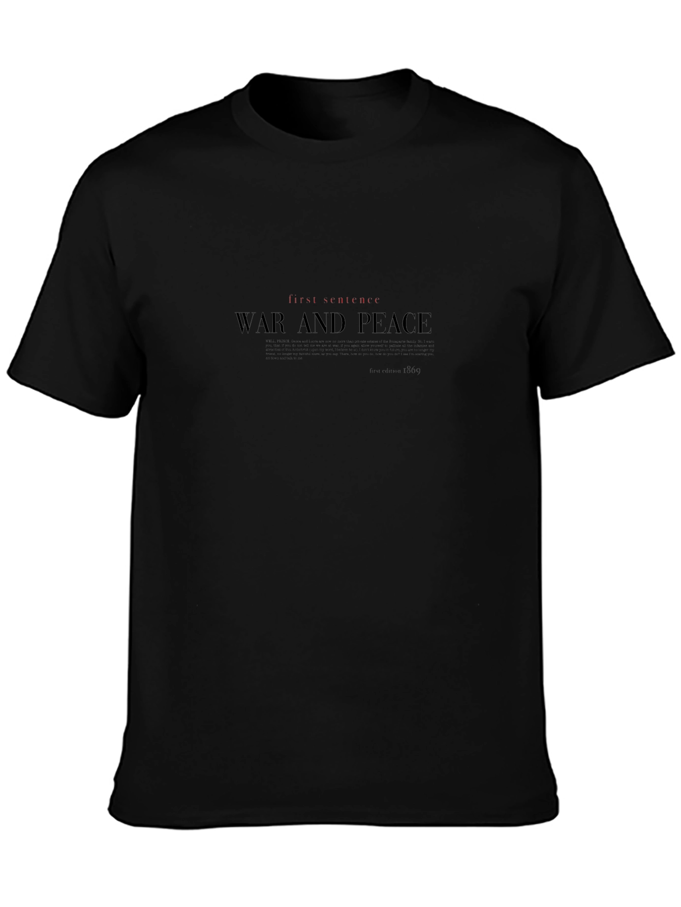 War and Peace Novel T-Shirt