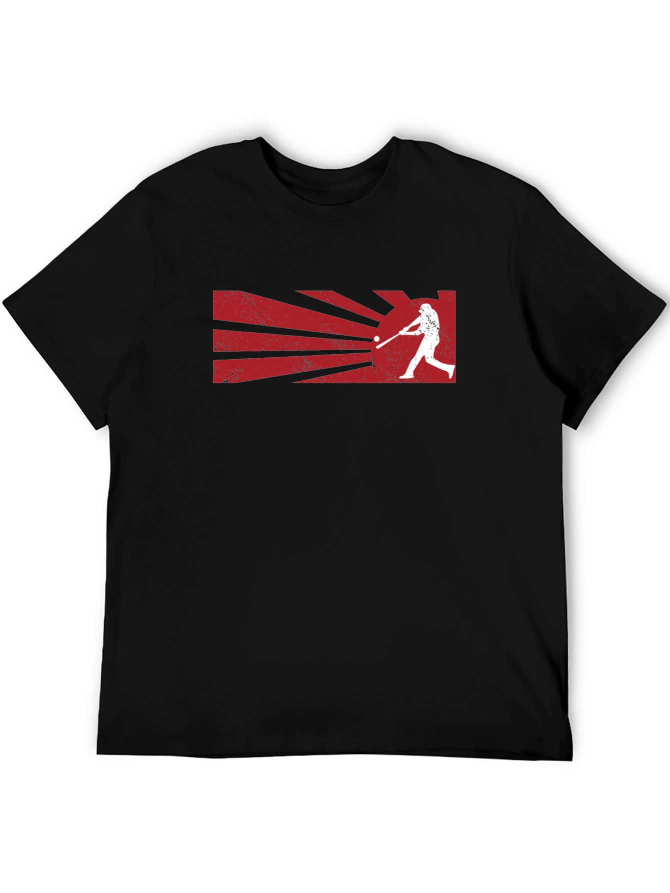 Baseball Batter Graphic Tee - Stylish Sports T-Shirt