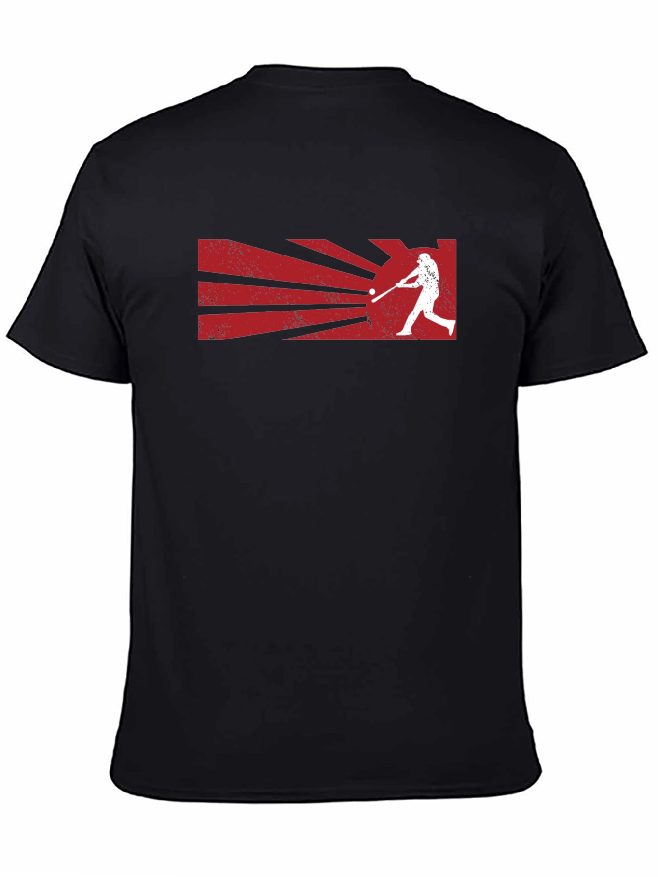 Baseball Batter Graphic Tee - Stylish Sports T-Shirt