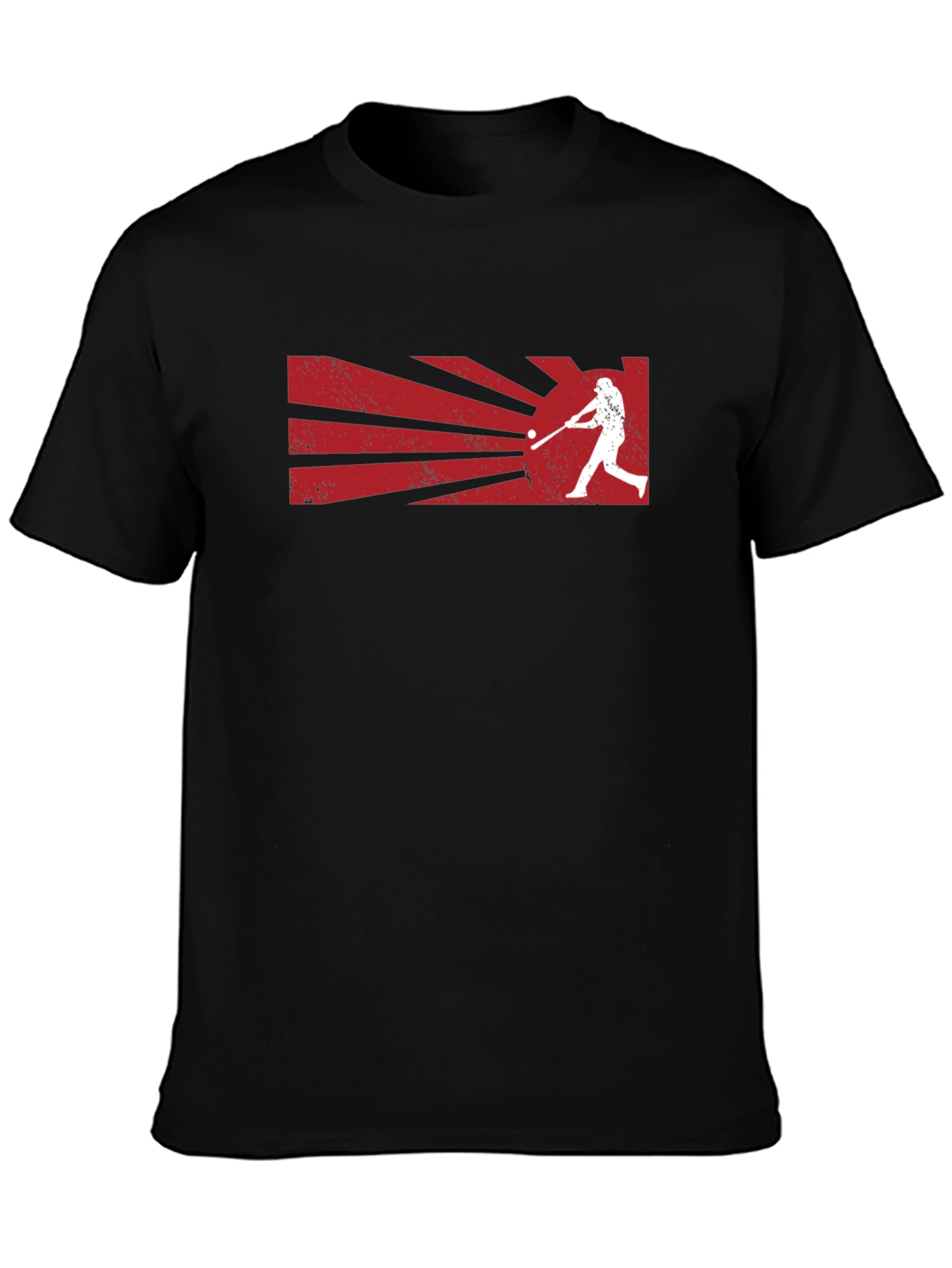 Baseball Batter Graphic Tee - Stylish Sports T-Shirt