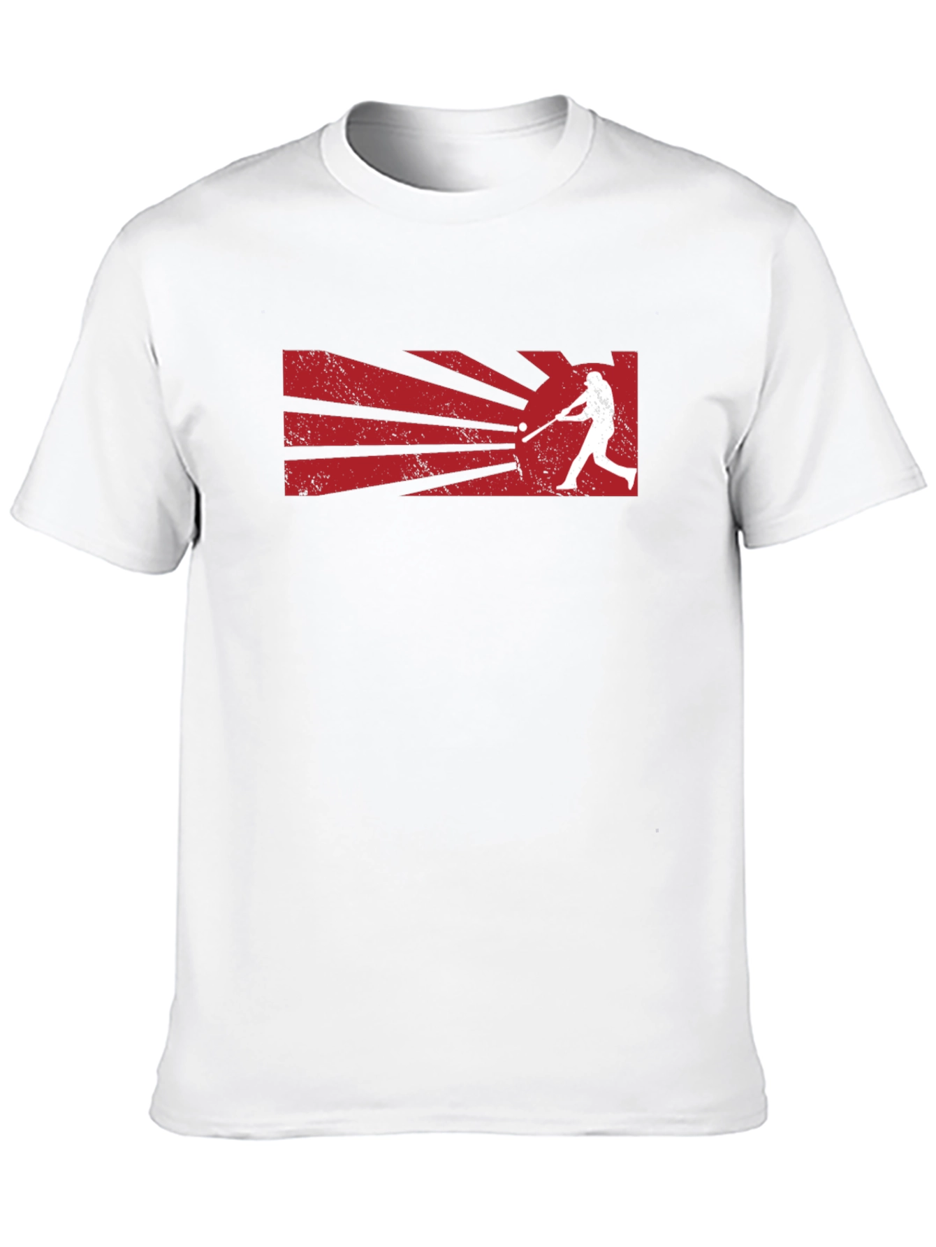 Baseball Batter Graphic Tee - Stylish Sports T-Shirt