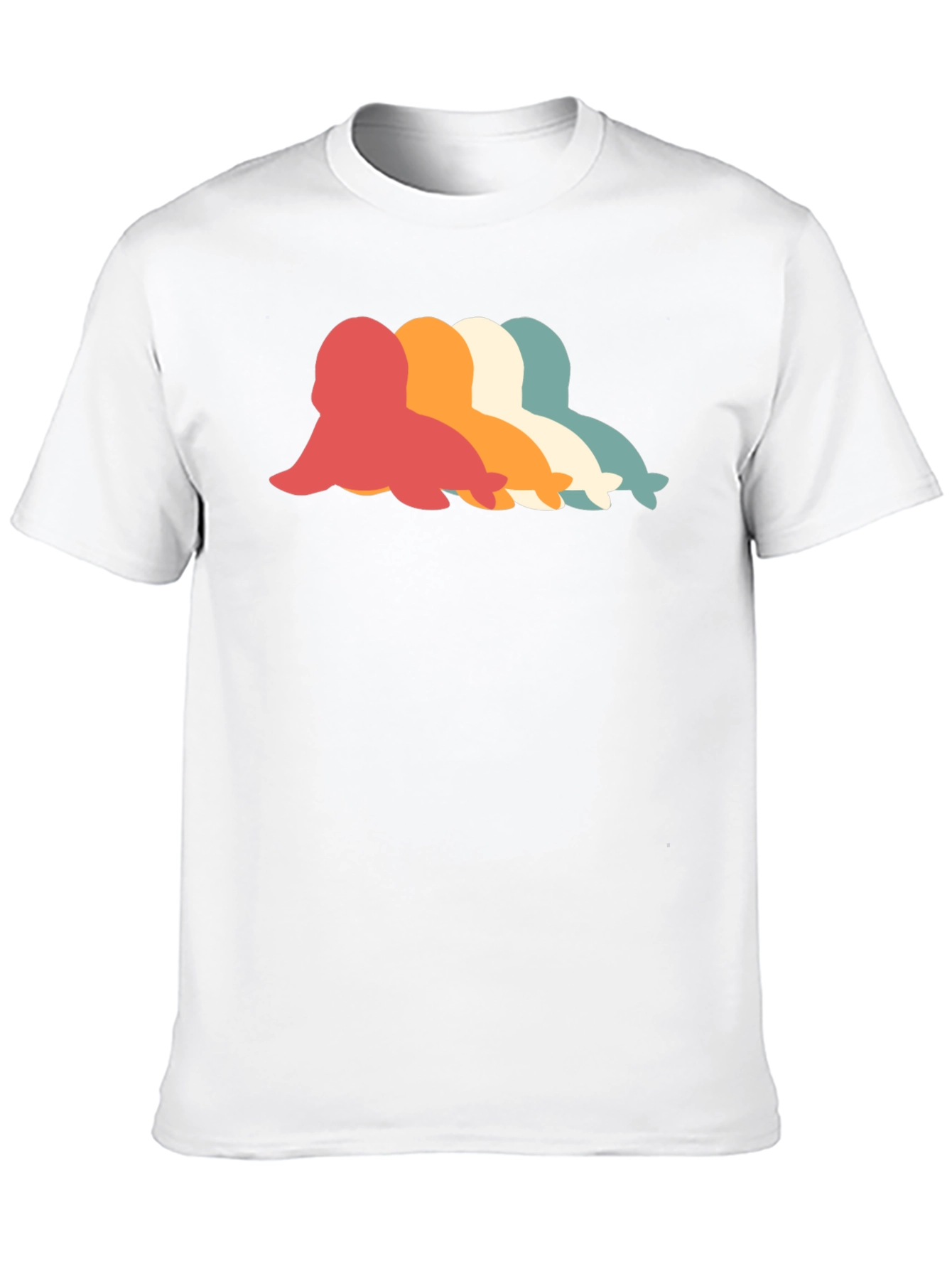 Retro Seal Graphic T-Shirt - Classic Black Tee
