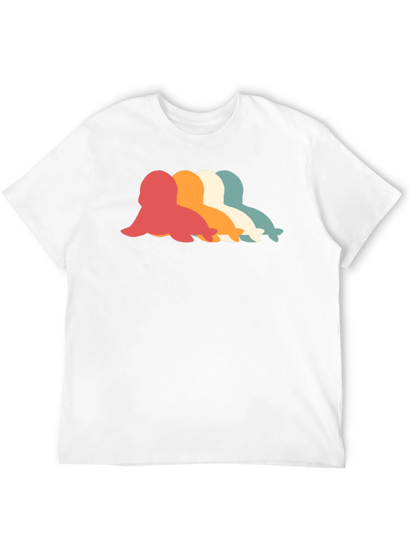 Retro Seal Graphic T-Shirt - Classic Black Tee