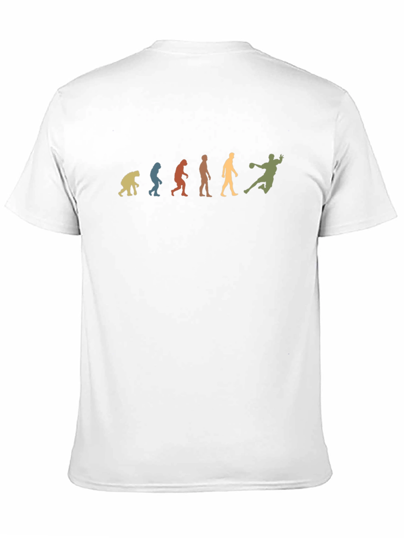 Evolution of Handball T-Shirt - Black Cotton Tee