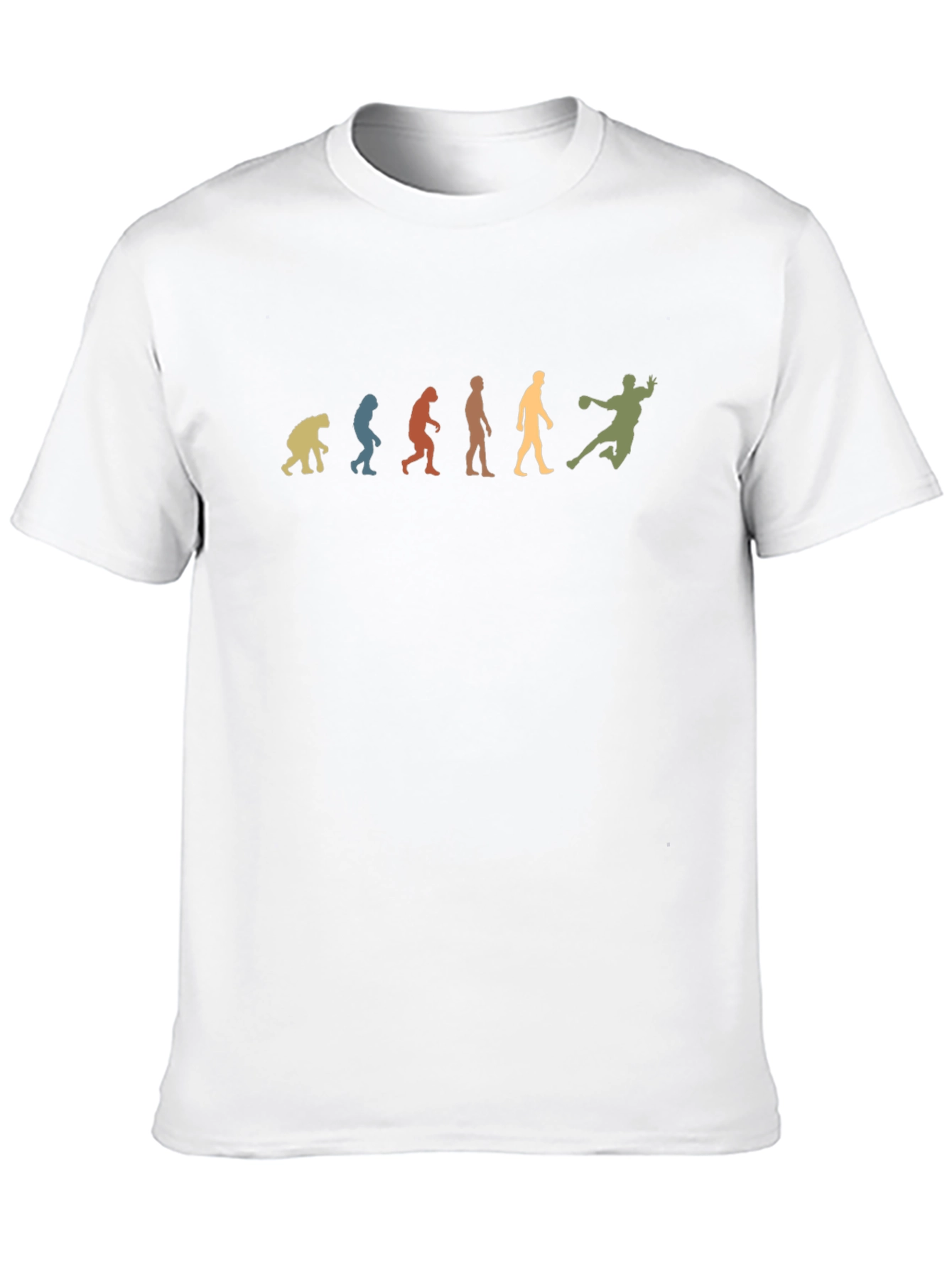 Evolution of Handball T-Shirt - Black Cotton Tee