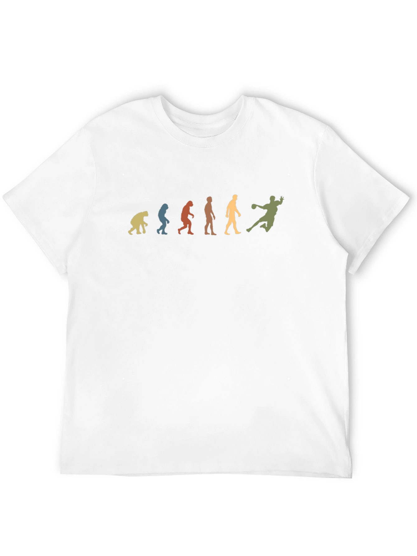 Evolution of Handball T-Shirt - Black Cotton Tee