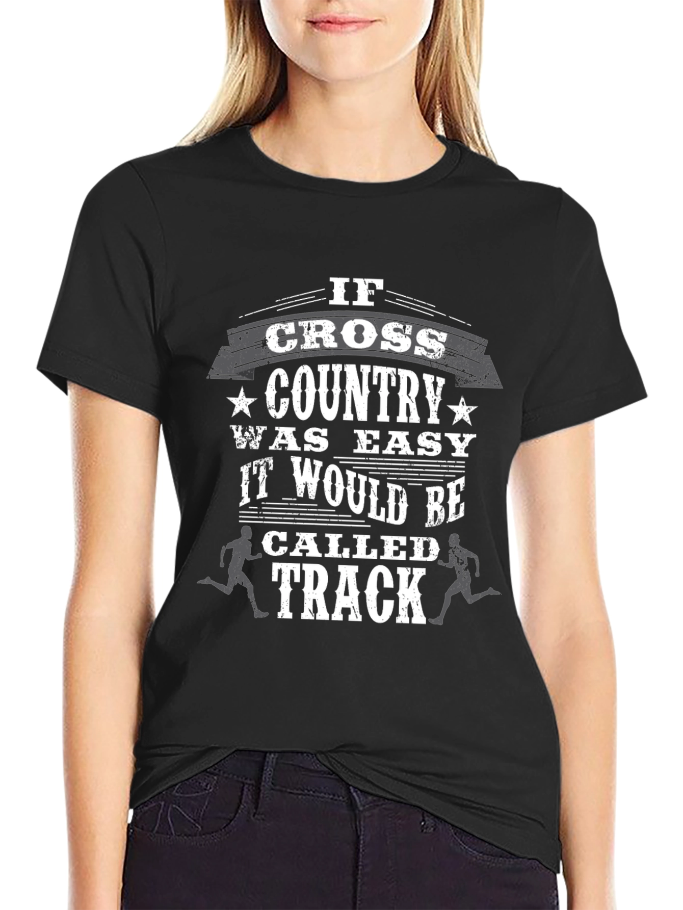 Cross Country Running T-Shirt Funny Track Tee