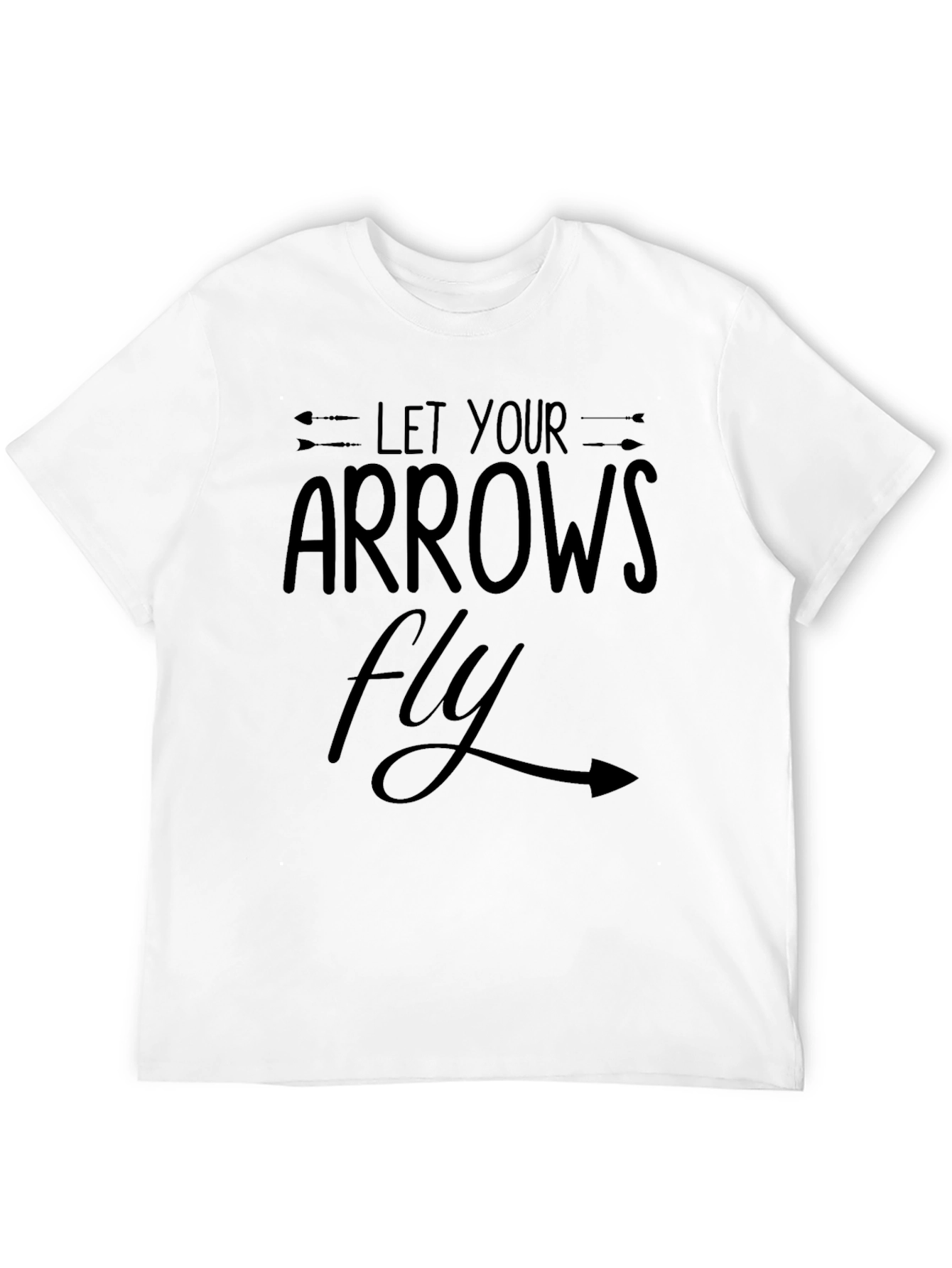 Let Your Arrows Fly Black T-Shirt