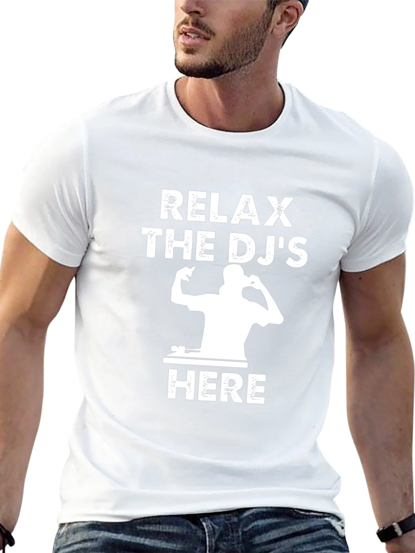 Relax the DJs Here T-Shirt - Music Lover Tee
