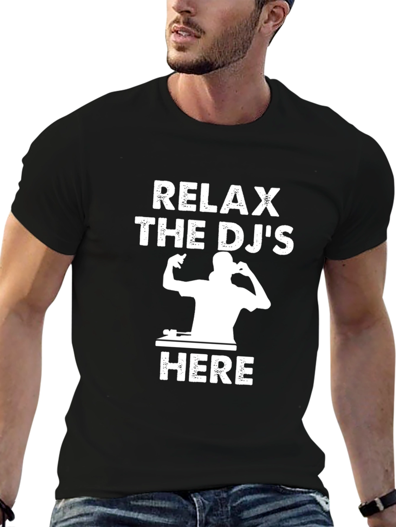Relax the DJs Here T-Shirt - Music Lover Tee