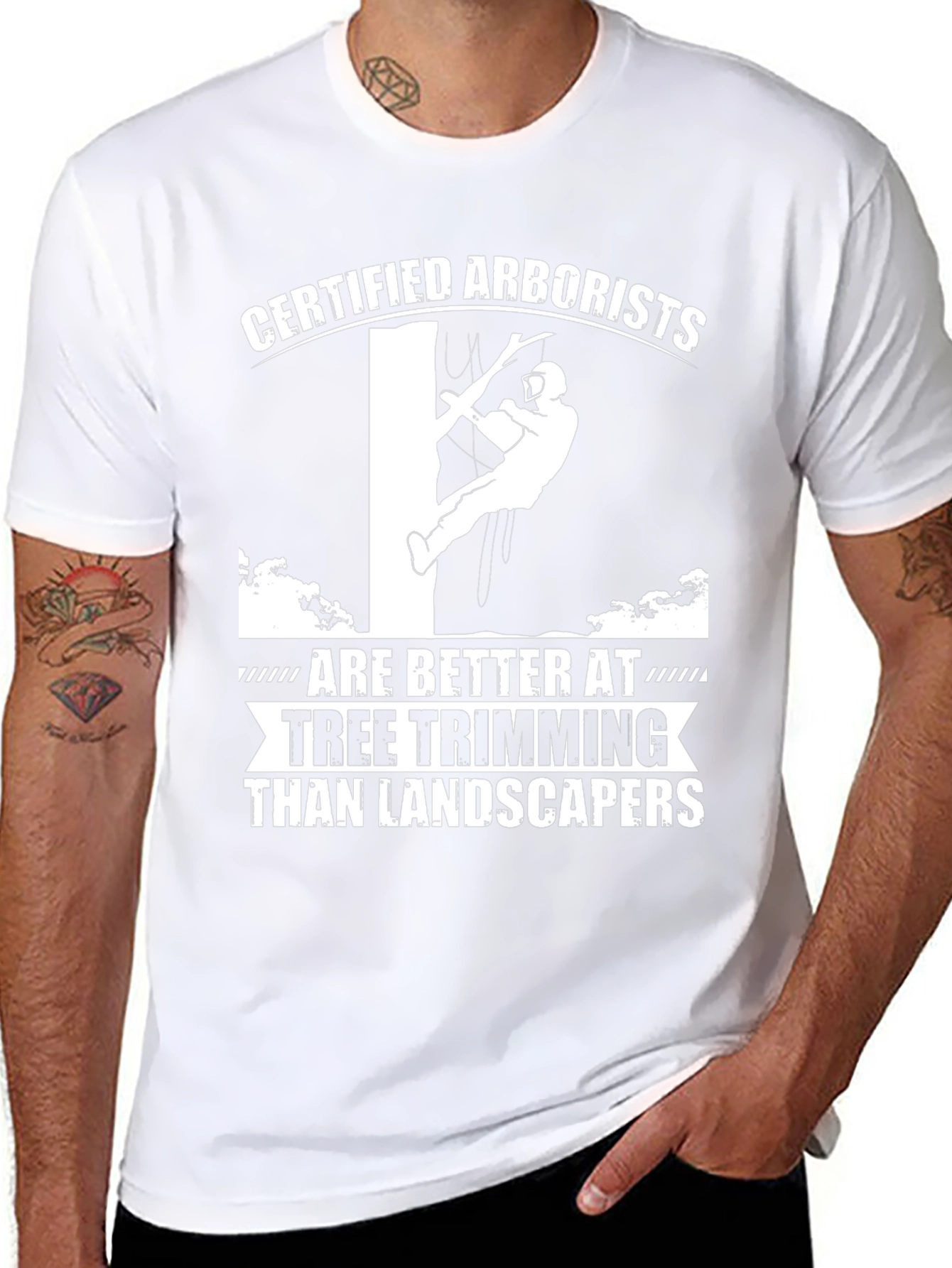 Certified Arborist T-Shirt - Tree Trimming Expert Tee