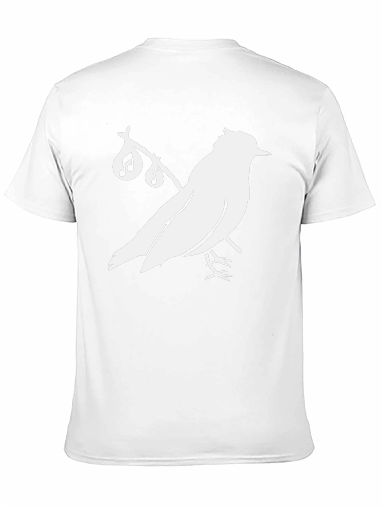 Bird Song T-Shirt - Black Cotton Graphic Tee