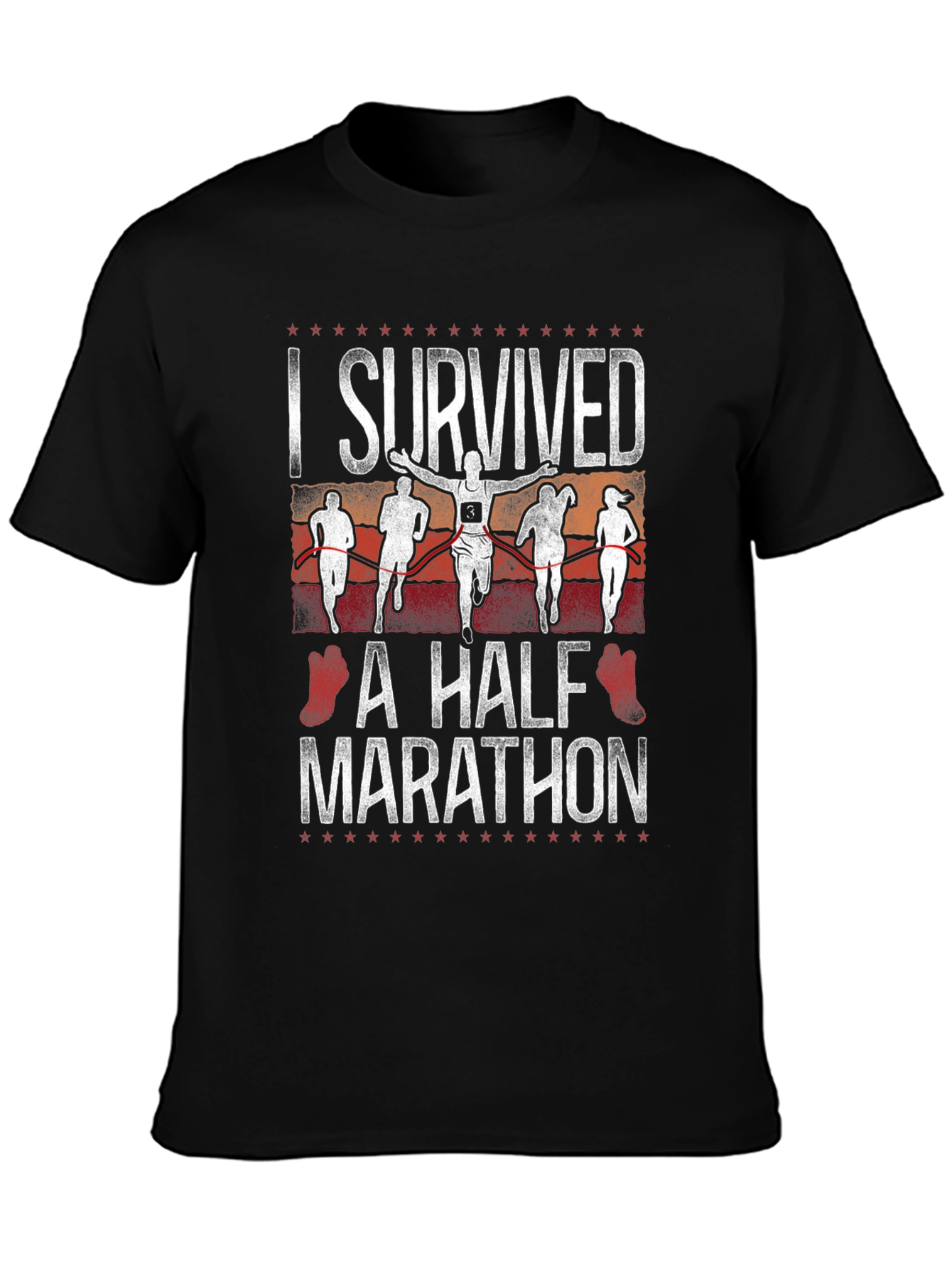 I Survived a Half Marathon Graphic Tee