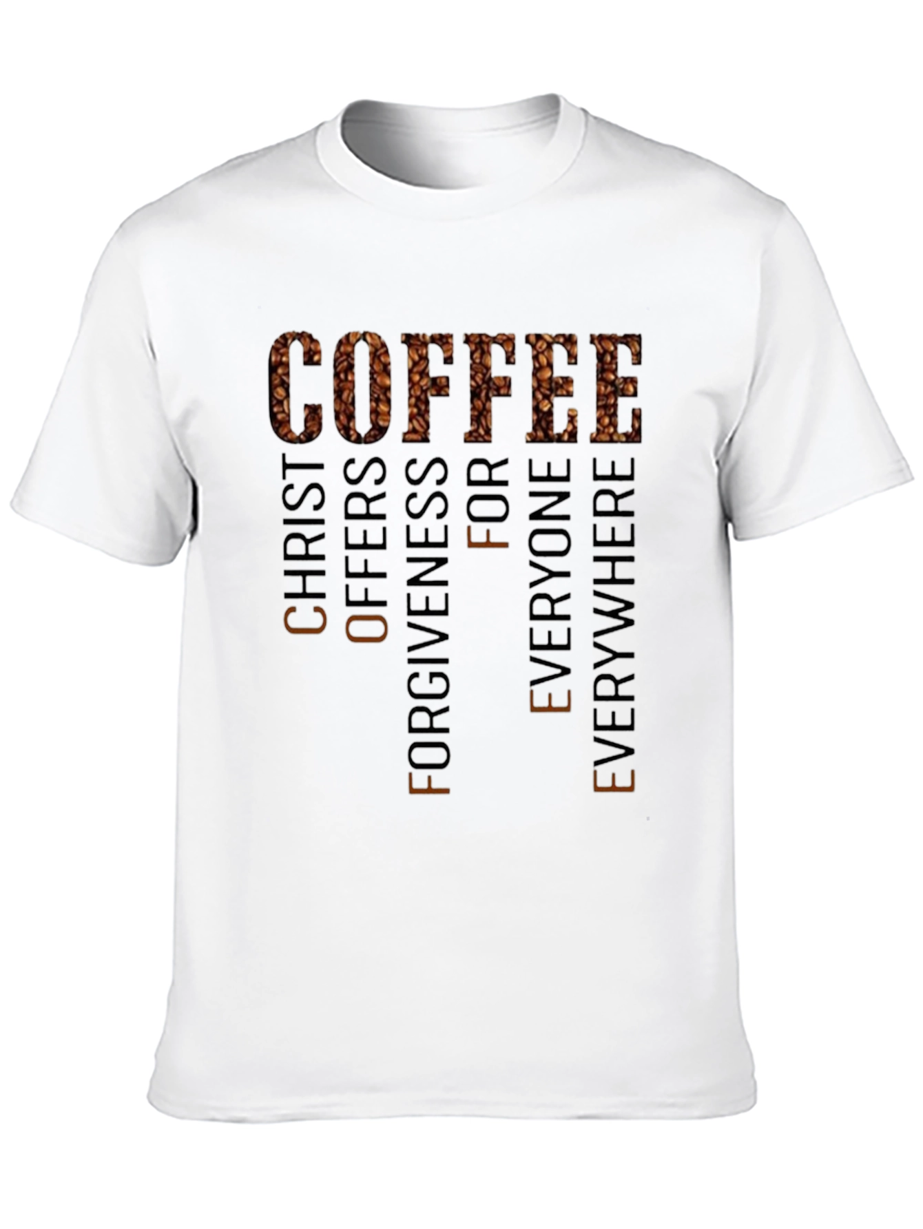 Coffee Christ Offers Forgiveness T-Shirt