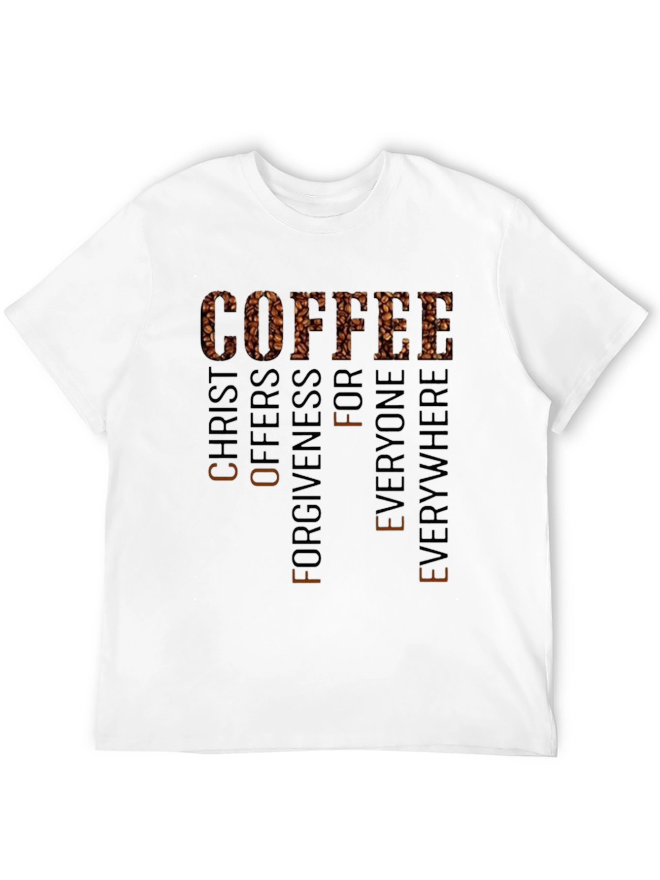 Coffee Christ Offers Forgiveness T-Shirt
