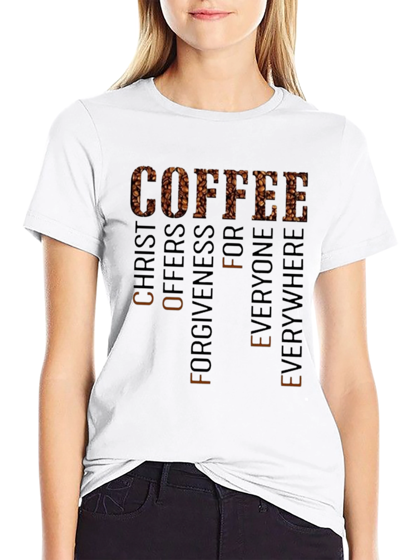 Coffee Christ Offers Forgiveness T-Shirt