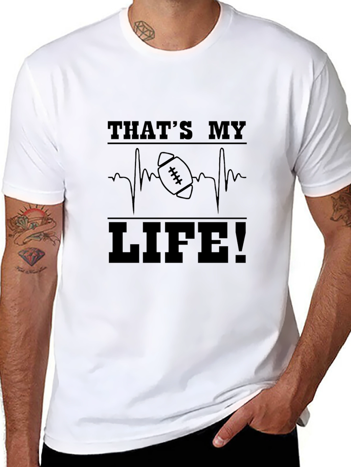 Thats My Life Football T-Shirt