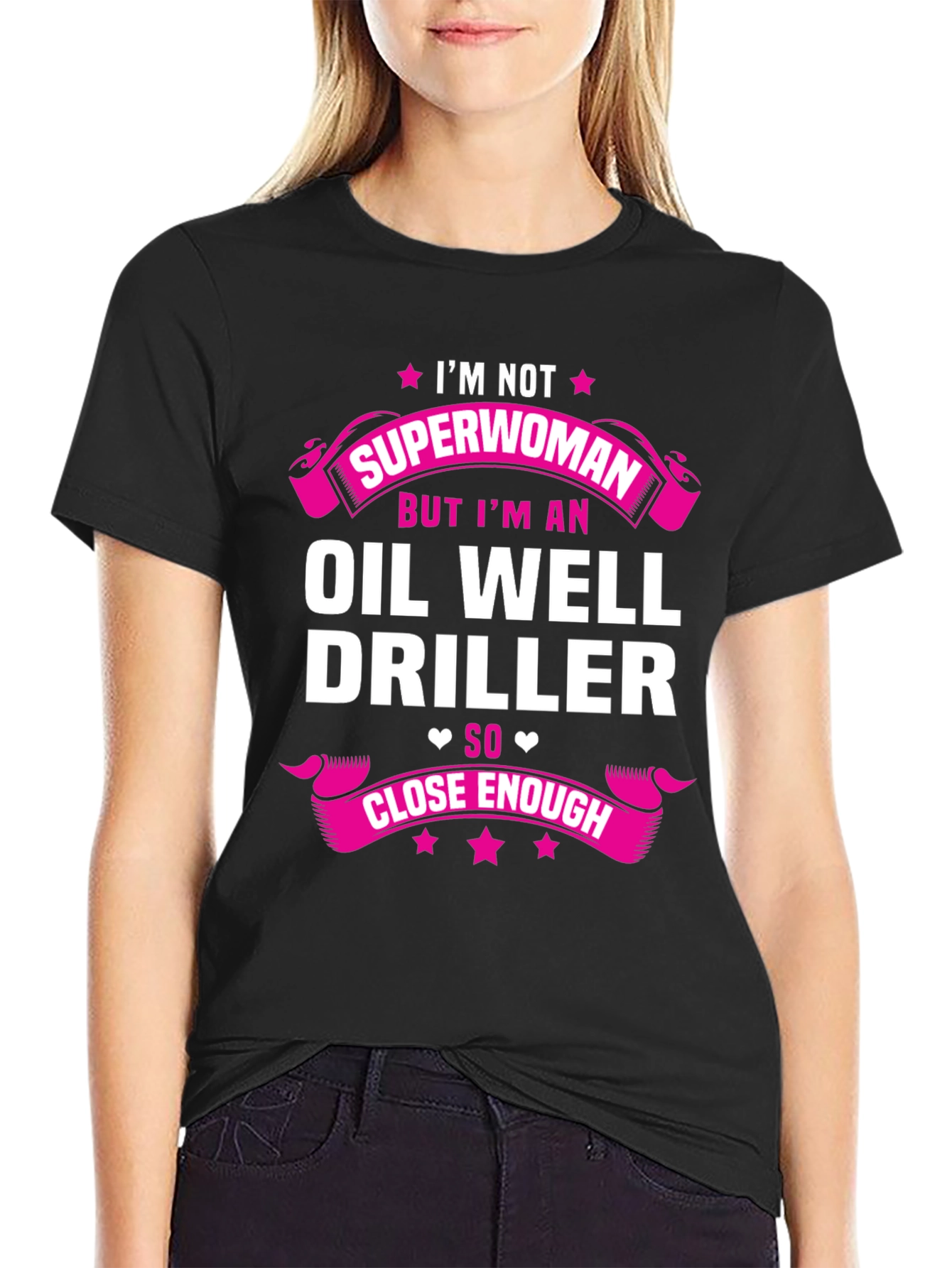 Oil Well Driller Novelty Graphic T-Shirt