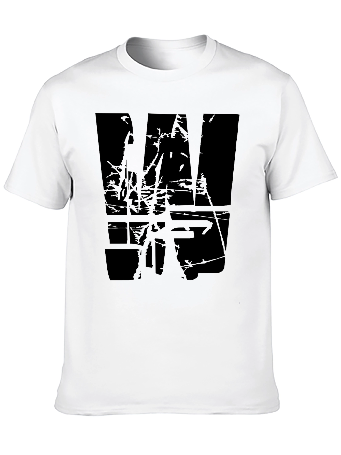 Grunge Black Graphic T-Shirt