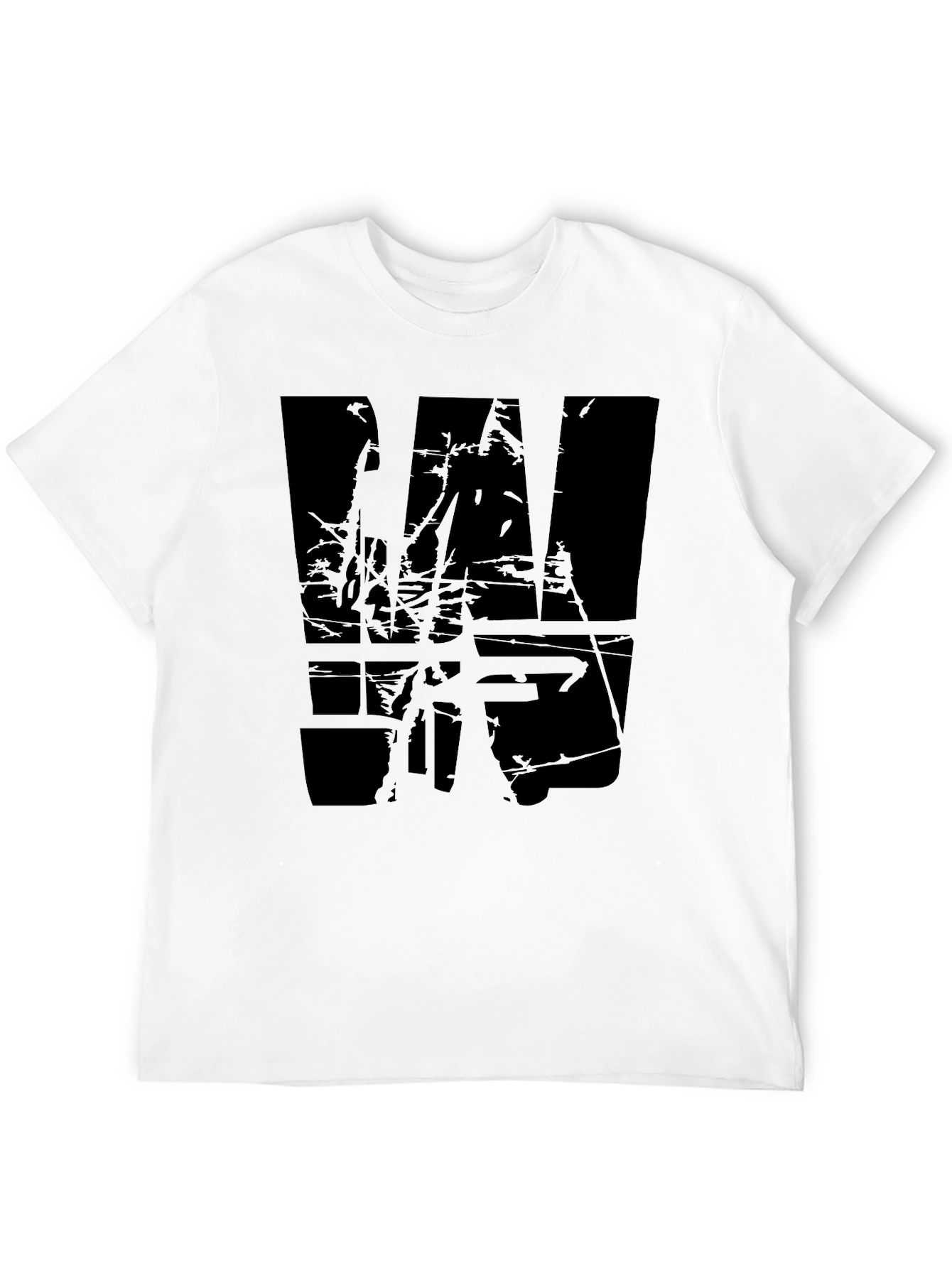 Grunge Black Graphic T-Shirt