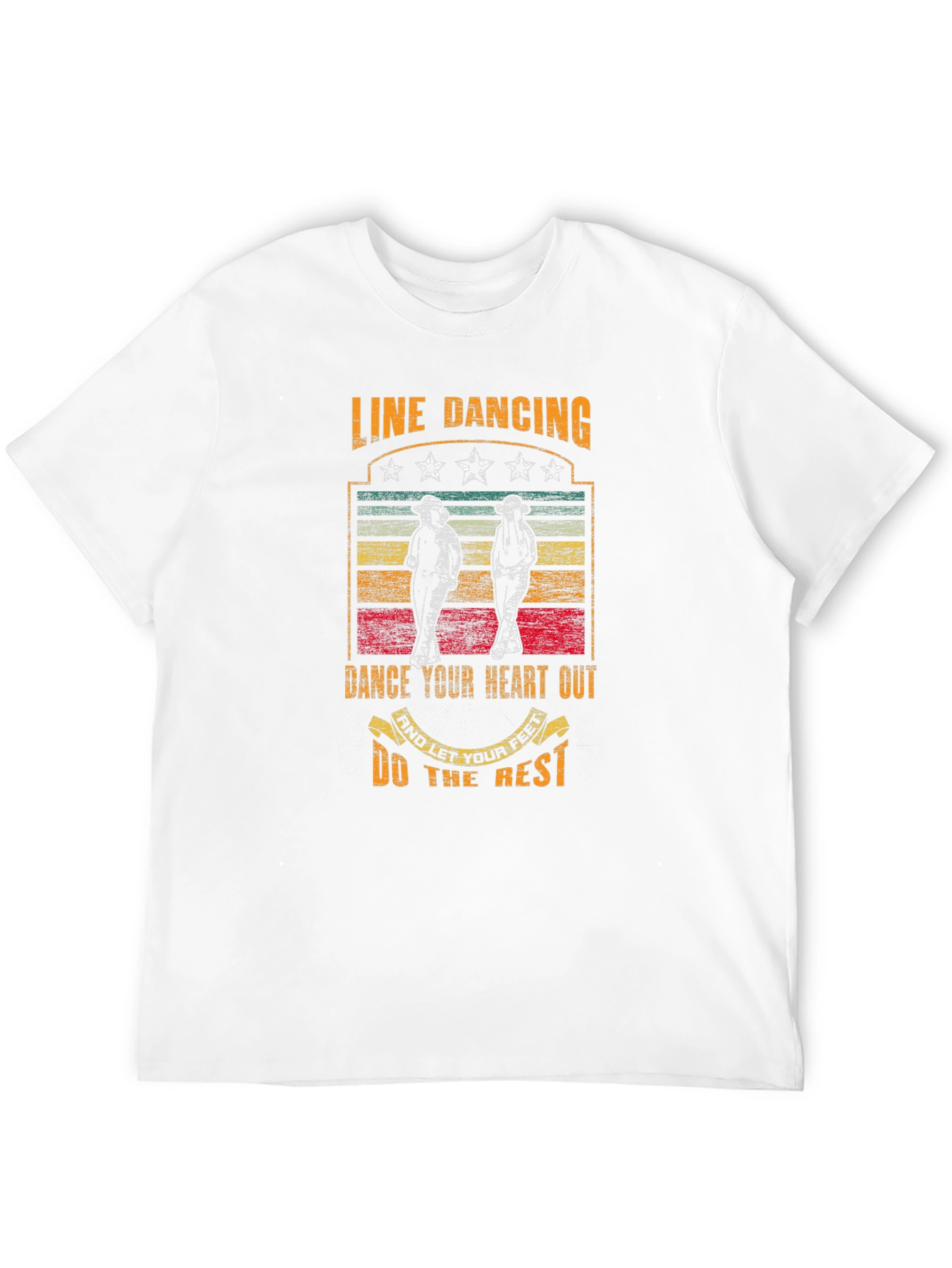 Line Dancing T-Shirt - Dance Your Heart Out