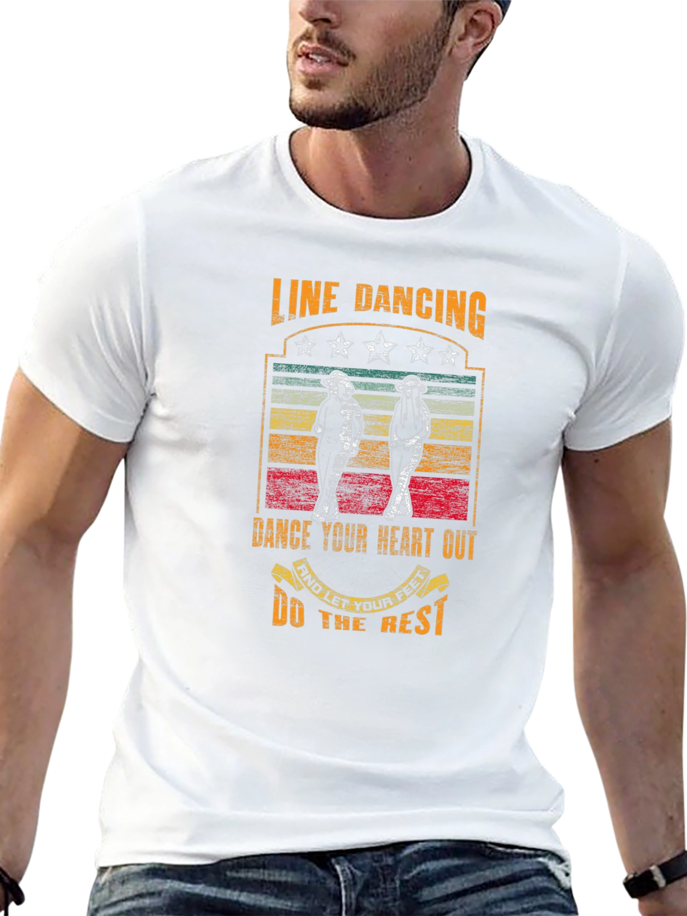 Line Dancing T-Shirt - Dance Your Heart Out