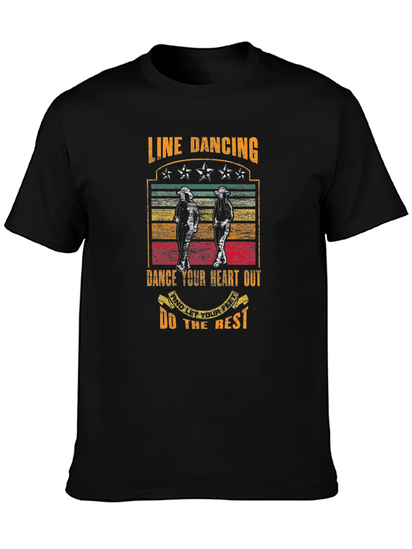Line Dancing T-Shirt - Dance Your Heart Out