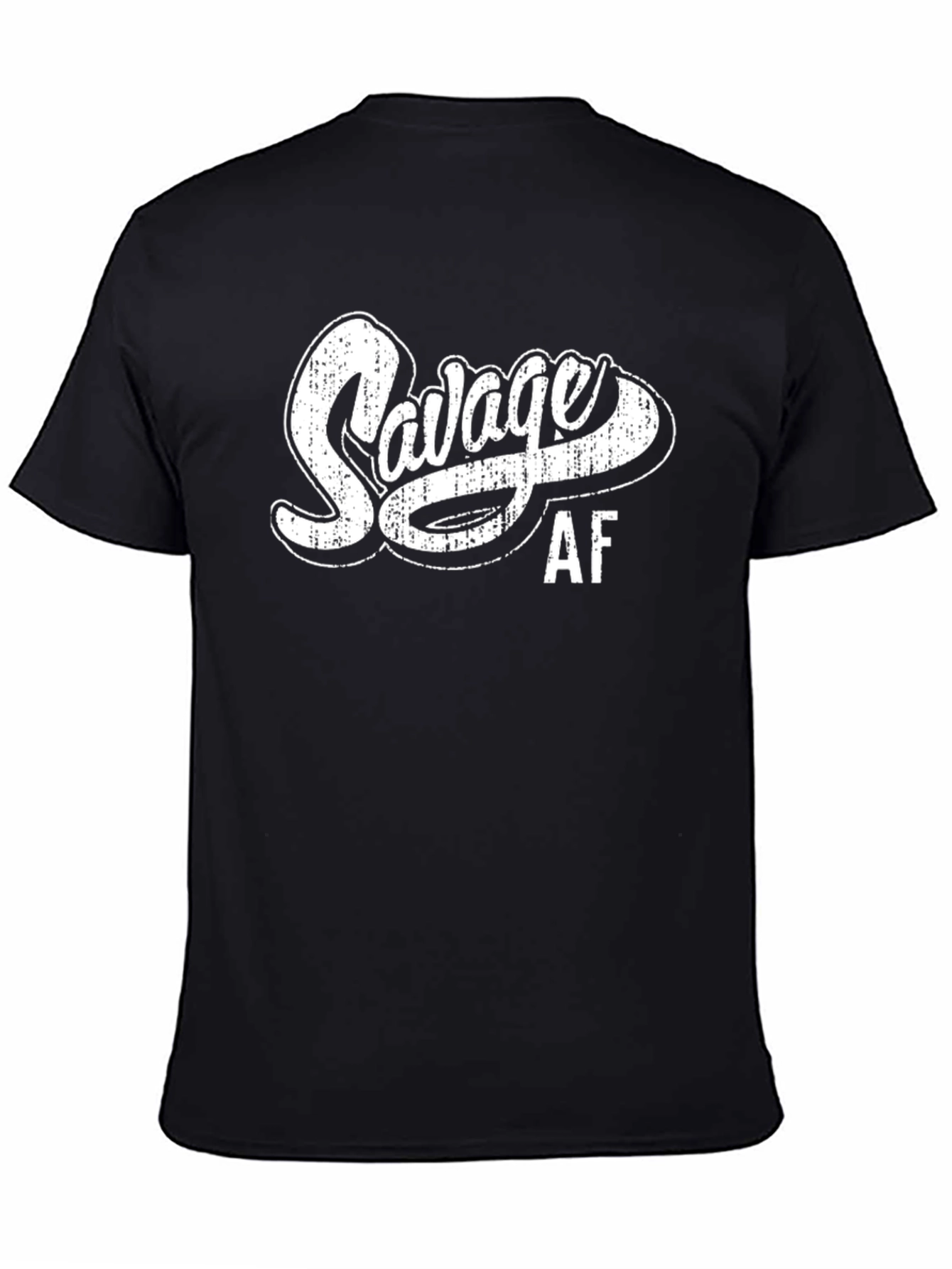 Savage AF Black Graphic Tee