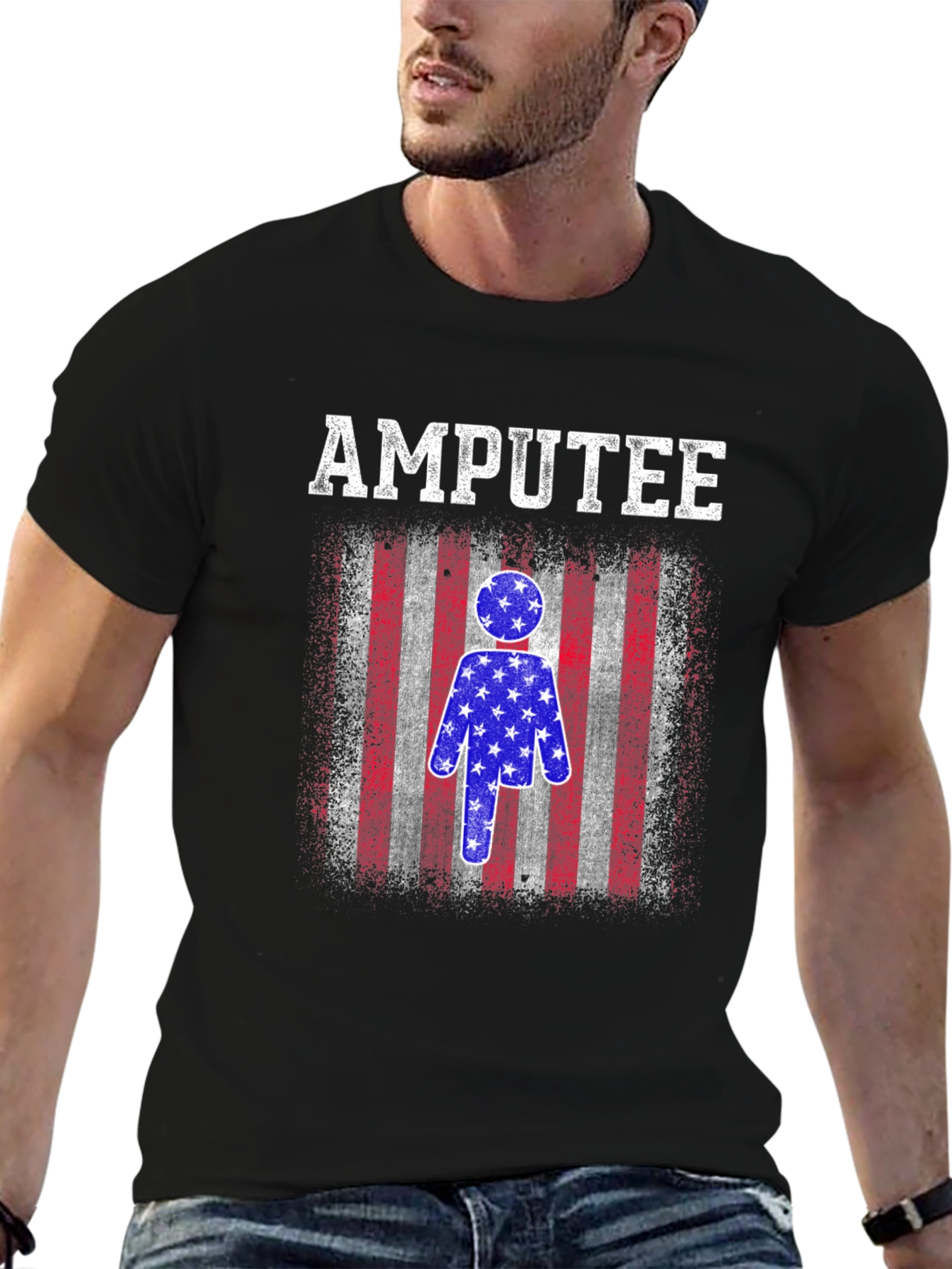 Amputee Patriotic T-Shirt