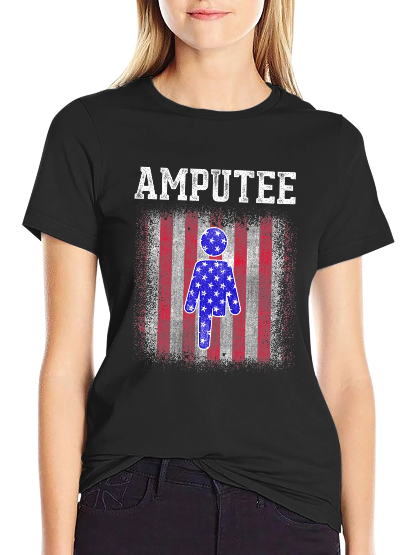 Amputee Patriotic T-Shirt
