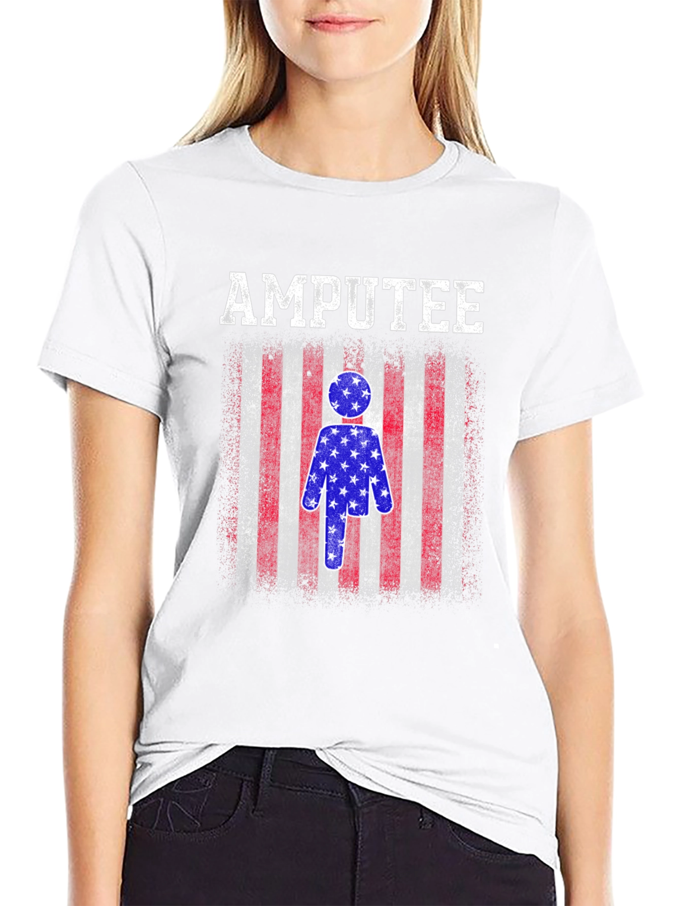 Amputee Patriotic T-Shirt