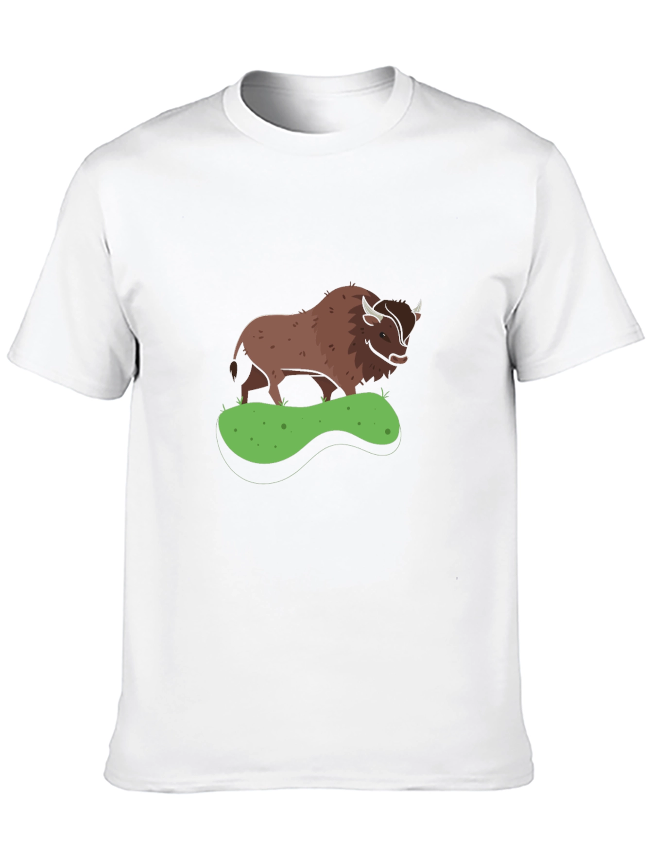 Bison Graphic Tee - Black Casual Shirt