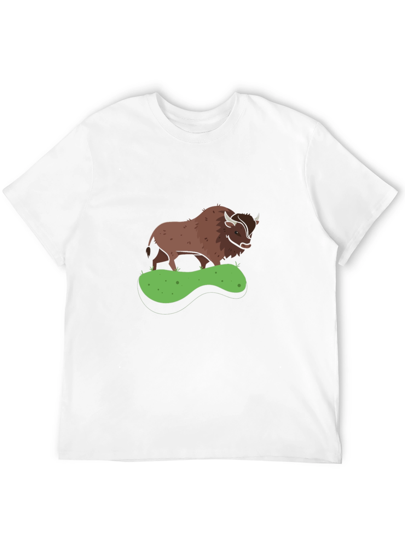 Bison Graphic Tee - Black Casual Shirt