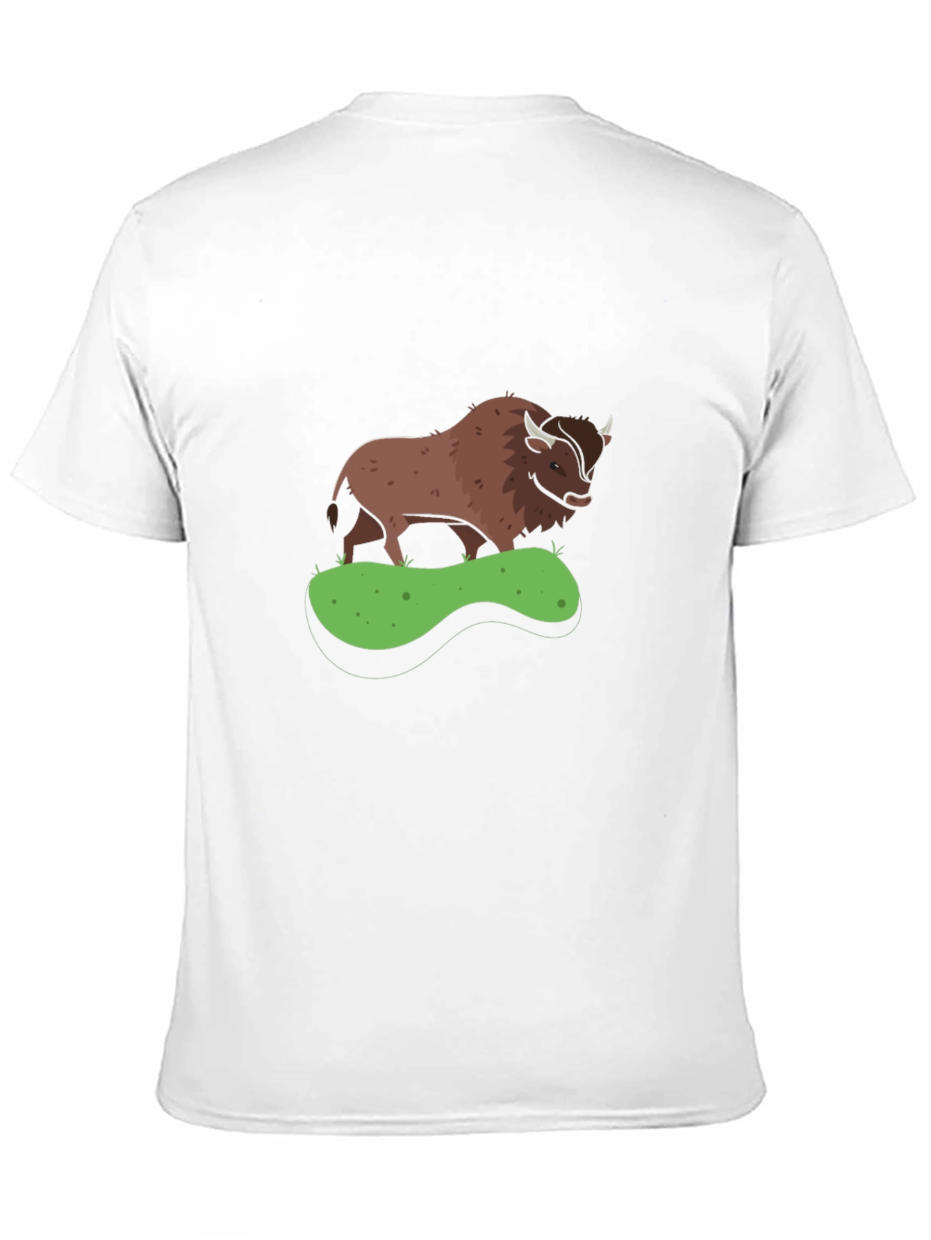 Bison Graphic Tee - Black Casual Shirt