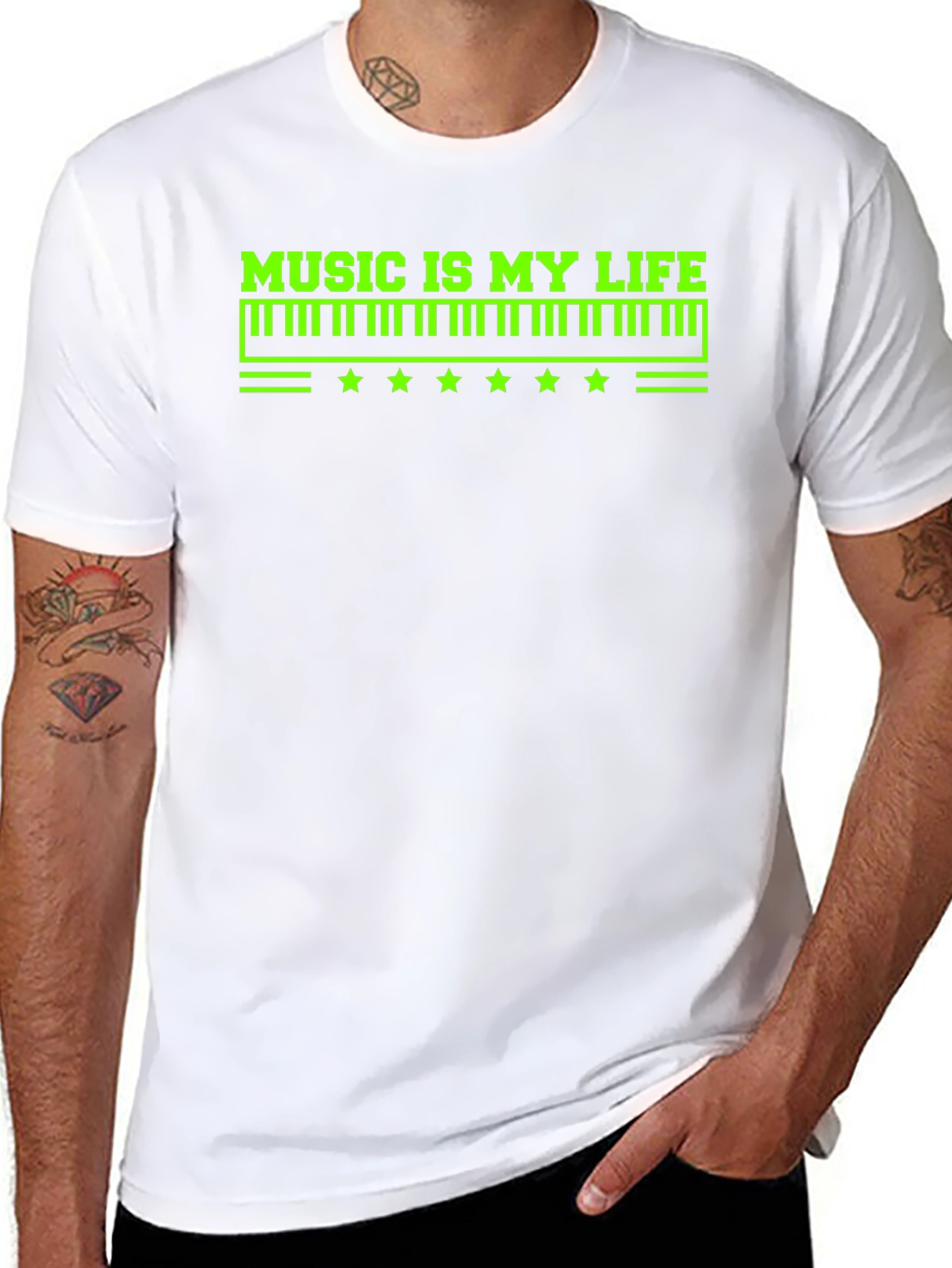 Music is My Life Graphic Tee