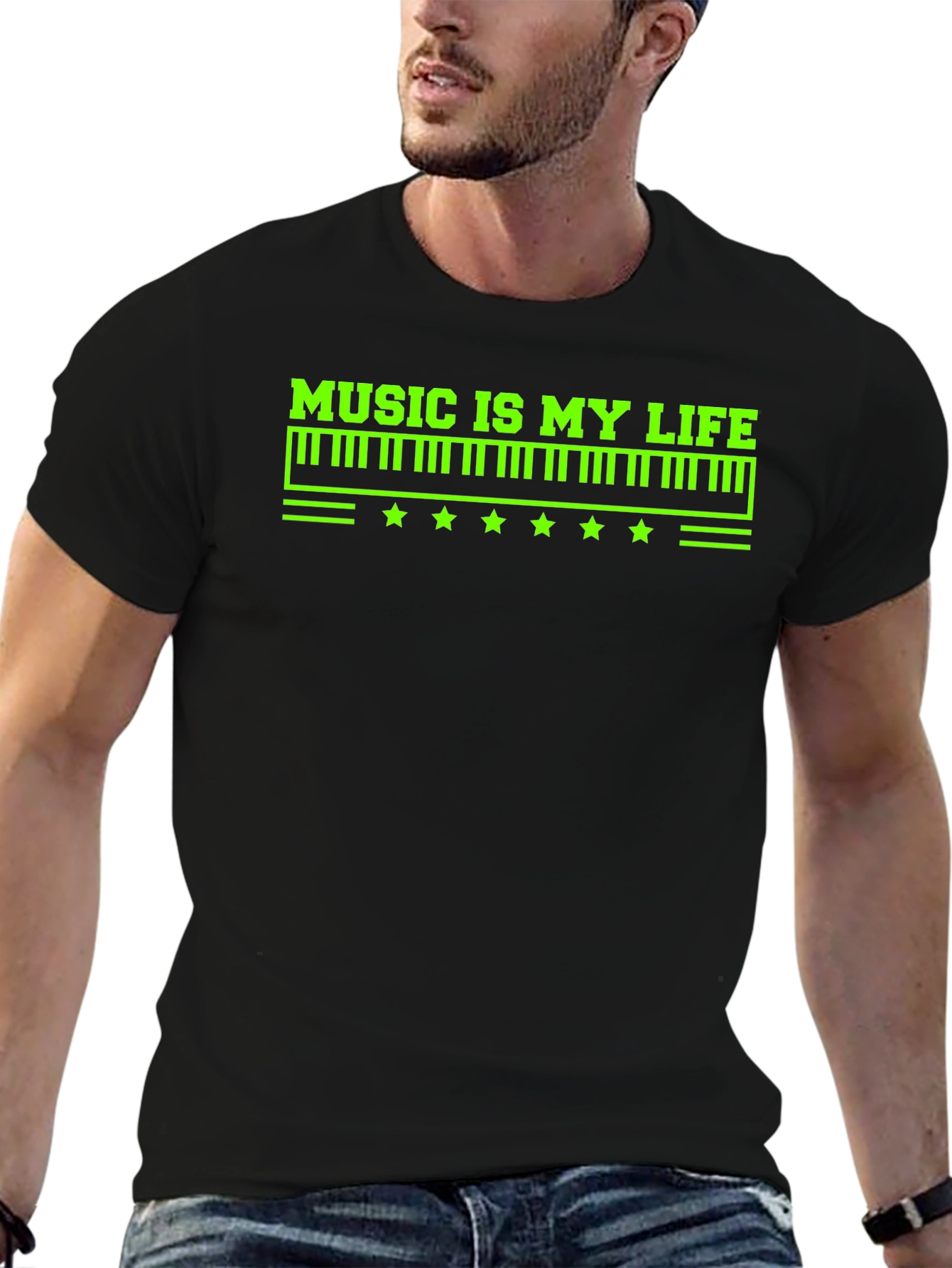 Music is My Life Graphic Tee