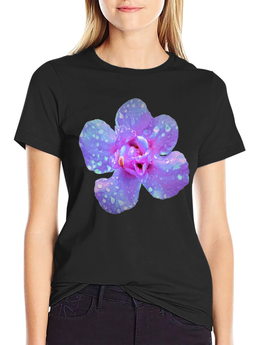 Floral Black T-Shirt for Men