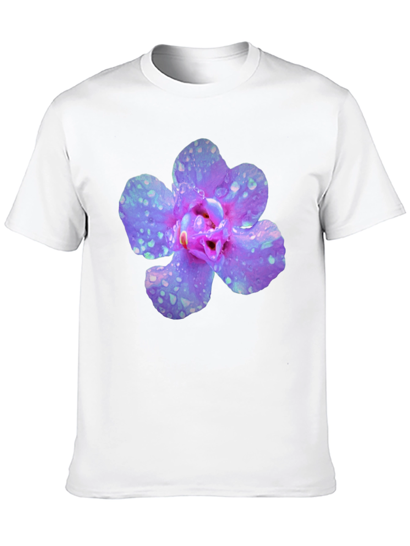 Floral Black T-Shirt for Men