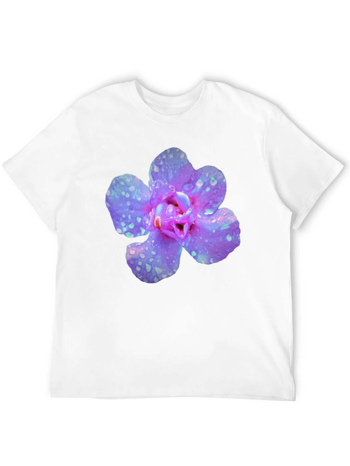 Floral Black T-Shirt for Men