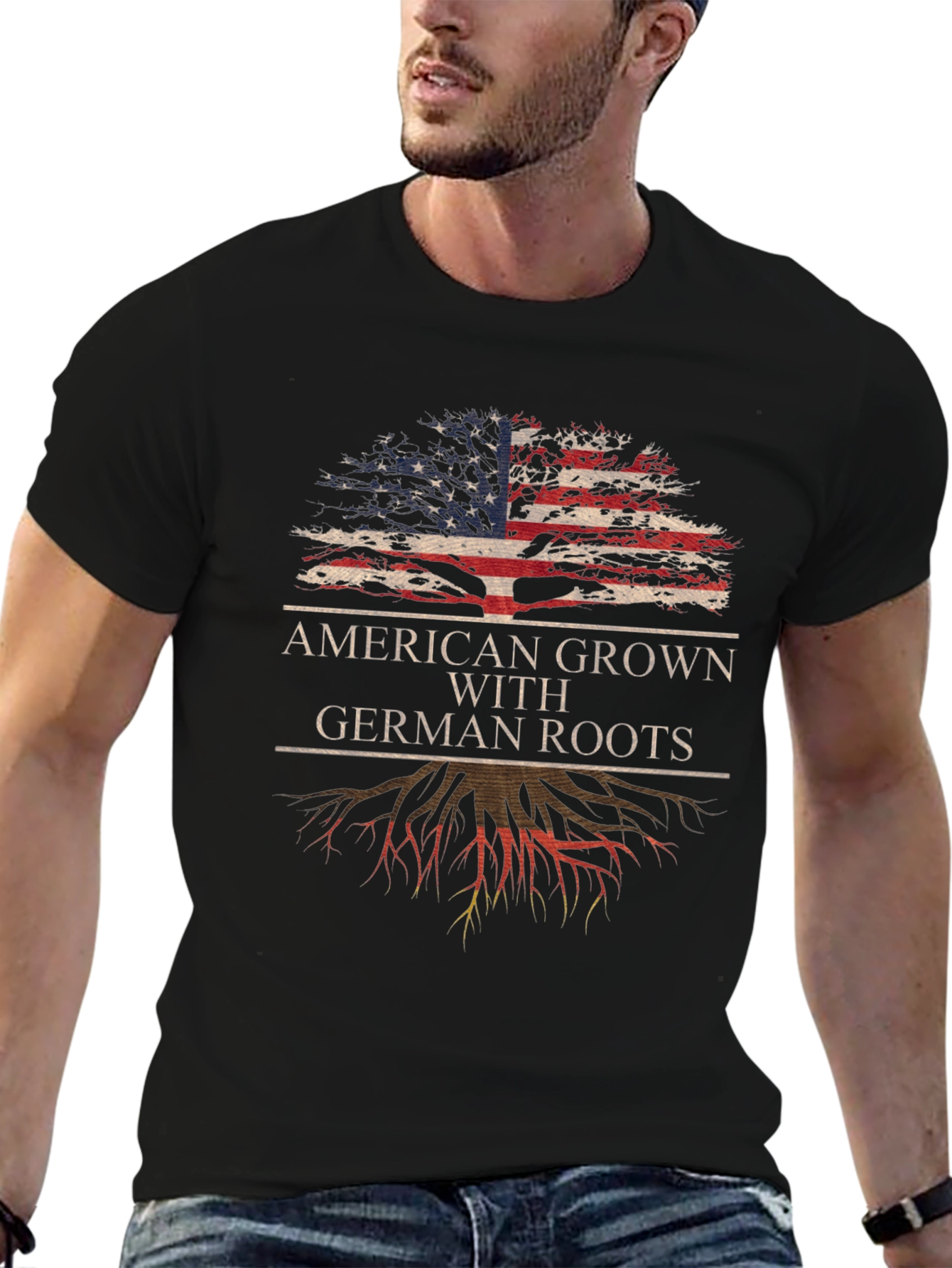 American Grown with German Roots Tee