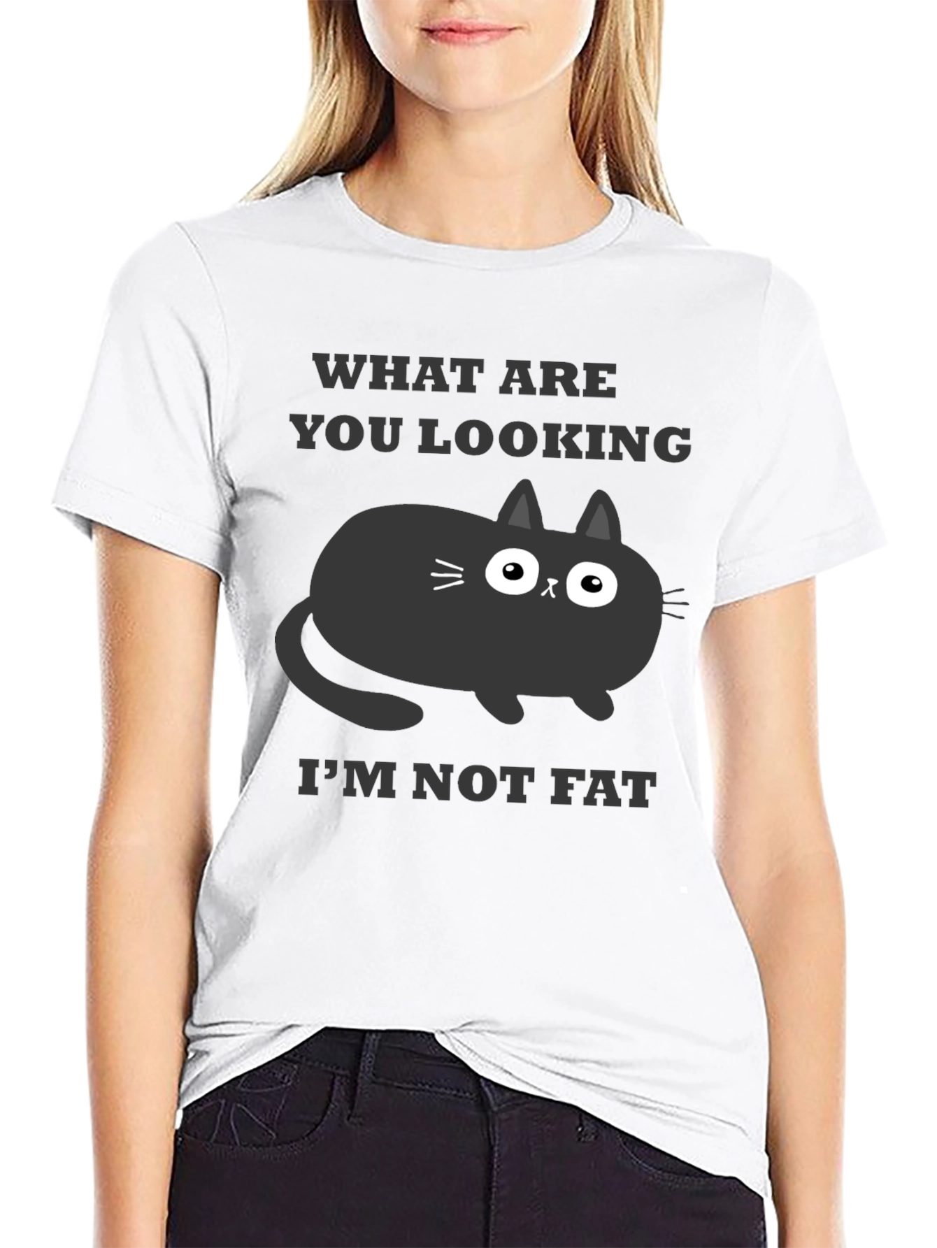 Funny Cat T-Shirt - What Are You Looking At?