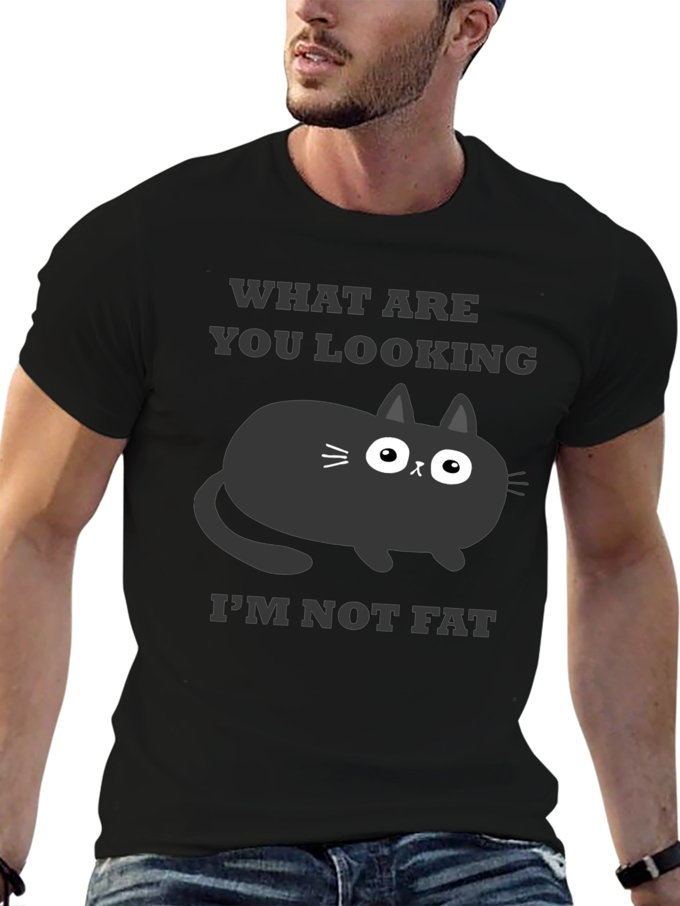 Funny Cat T-Shirt - What Are You Looking At?